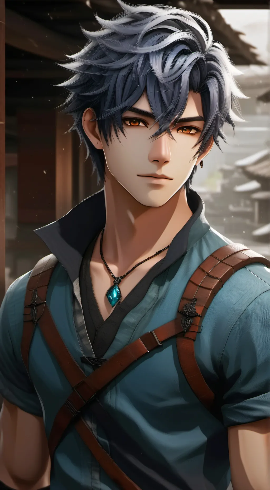 ai character: Макс background