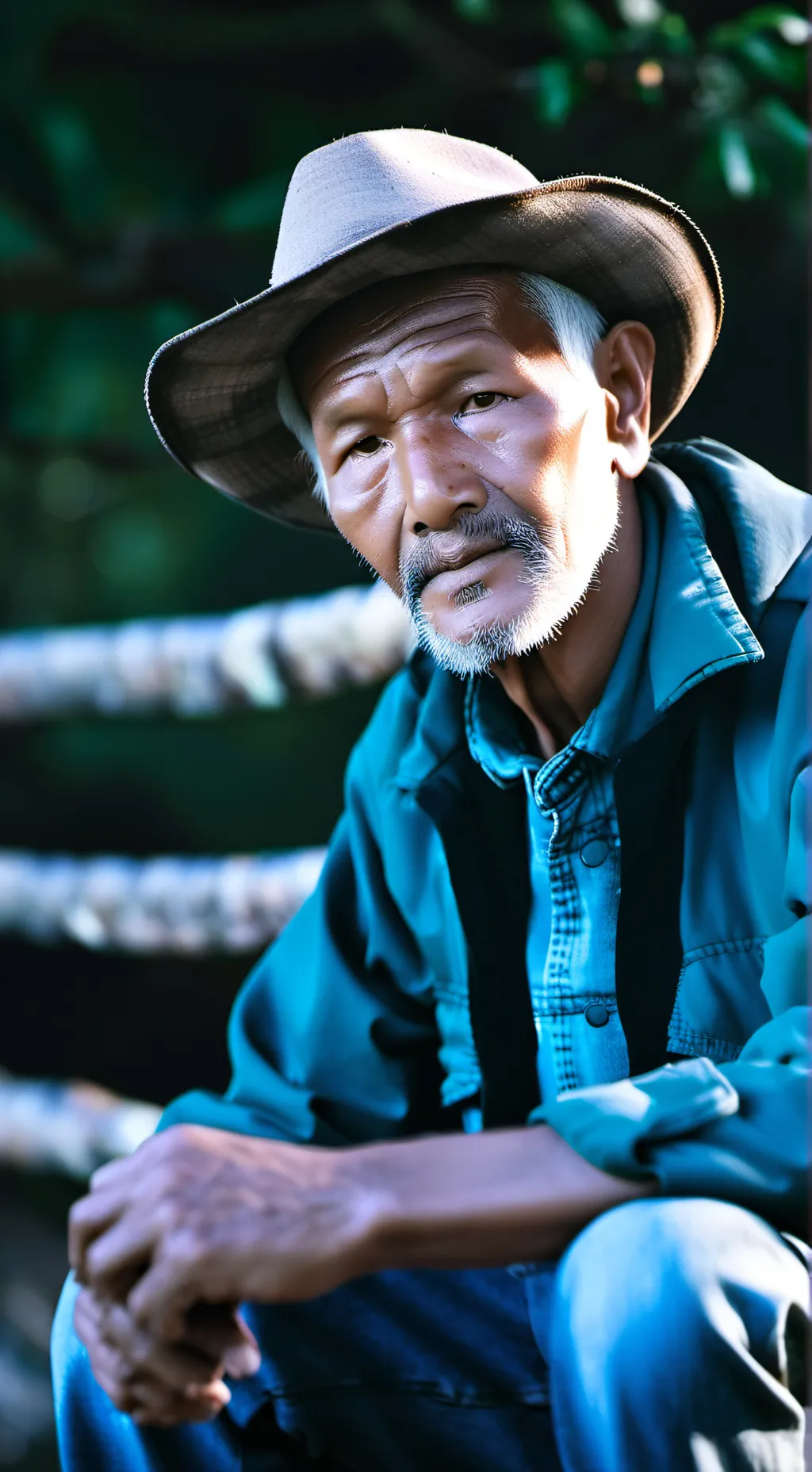 ai character: Grandpa Barry background