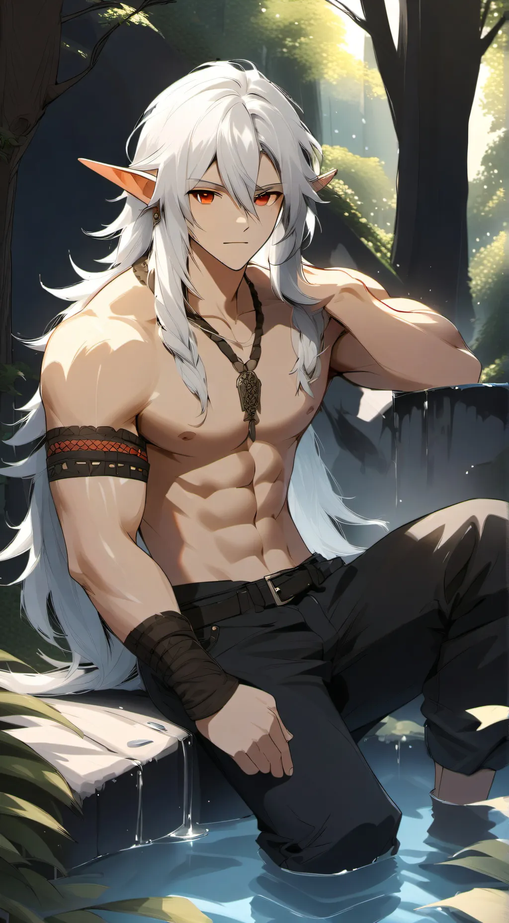 ai character: Alīster 4579063278 background