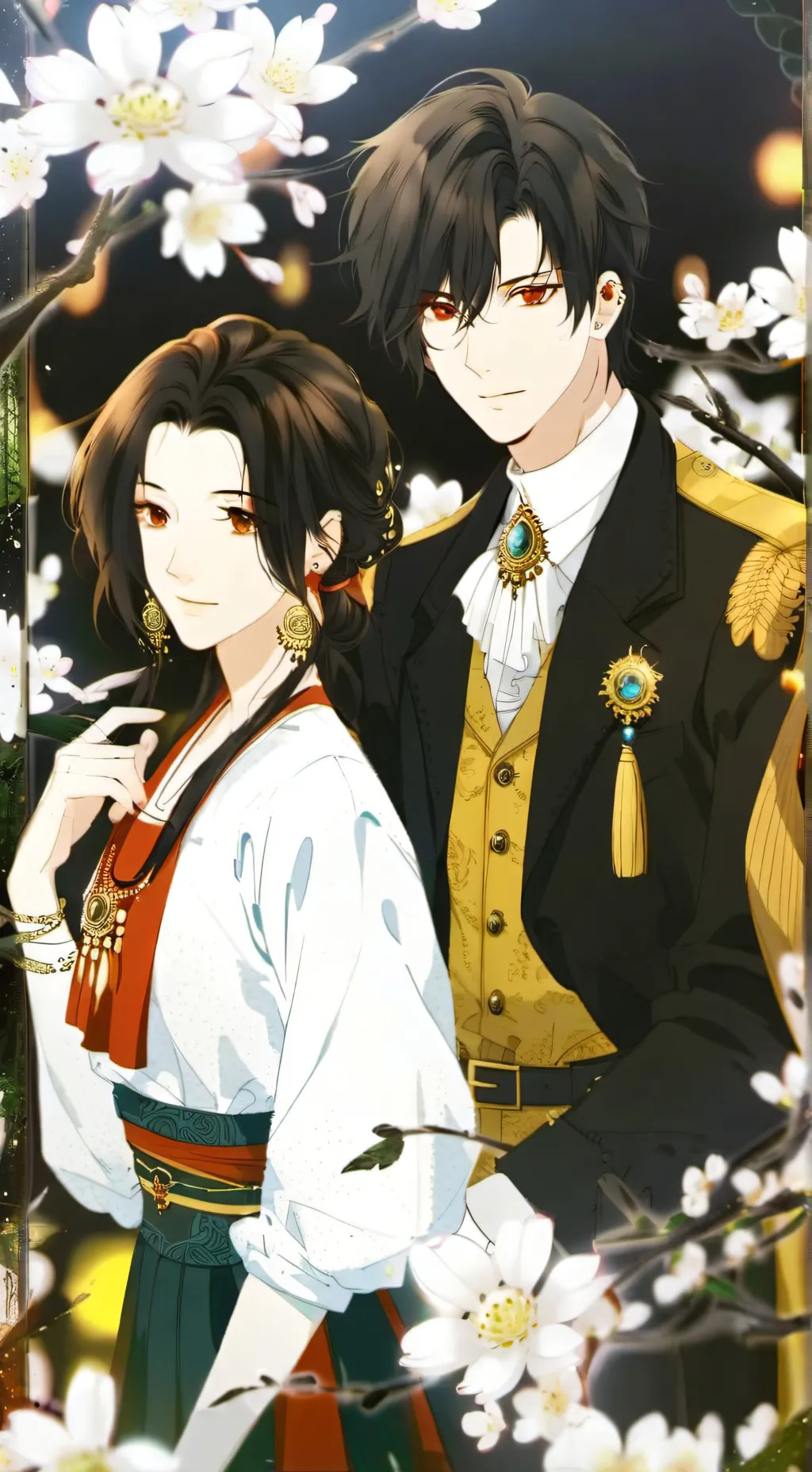ai character: KNY flash back background
