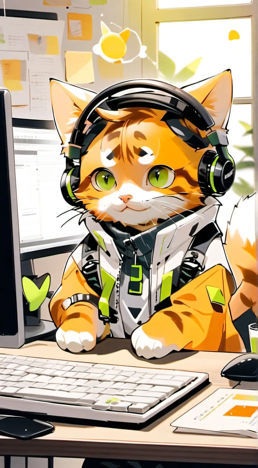 ai character: BitBit background