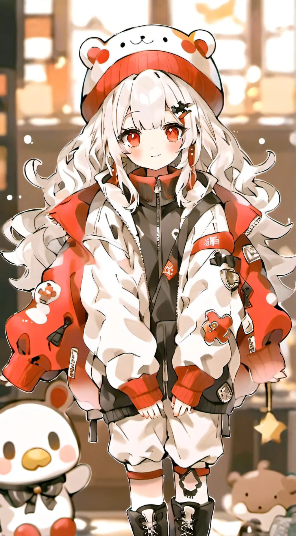 ai character: redy background