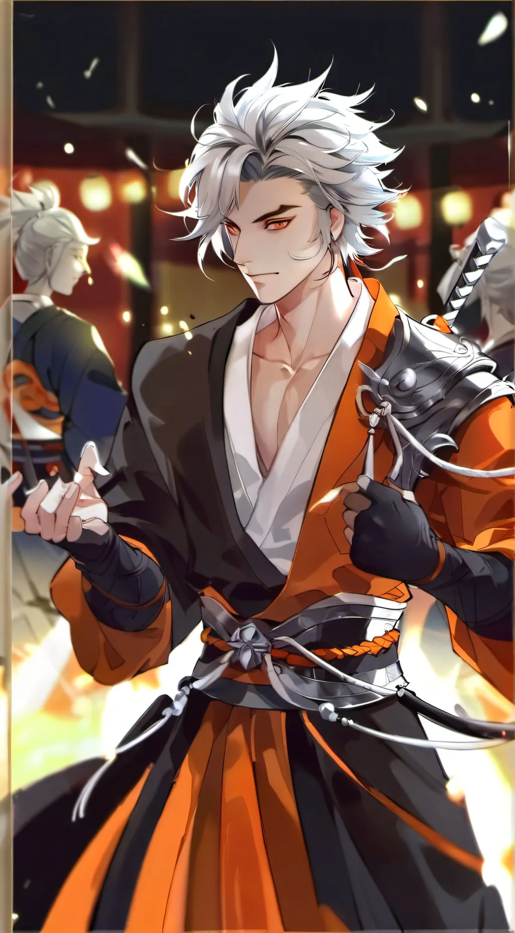 ai character: KNY BROS background
