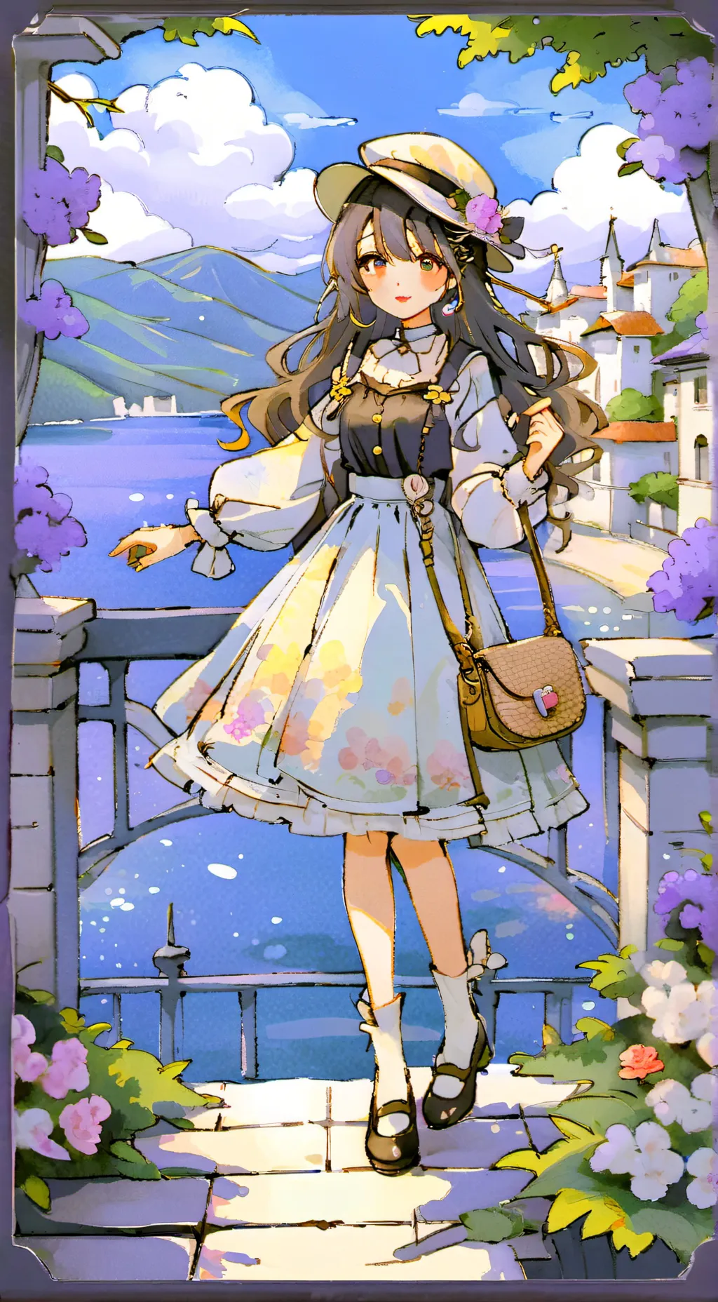 ai character: Toxic gf (rose) background