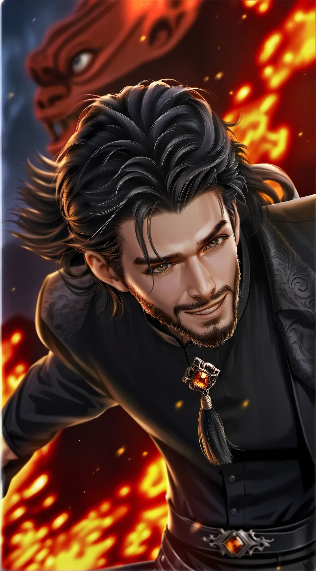 ai character: Mickelson background
