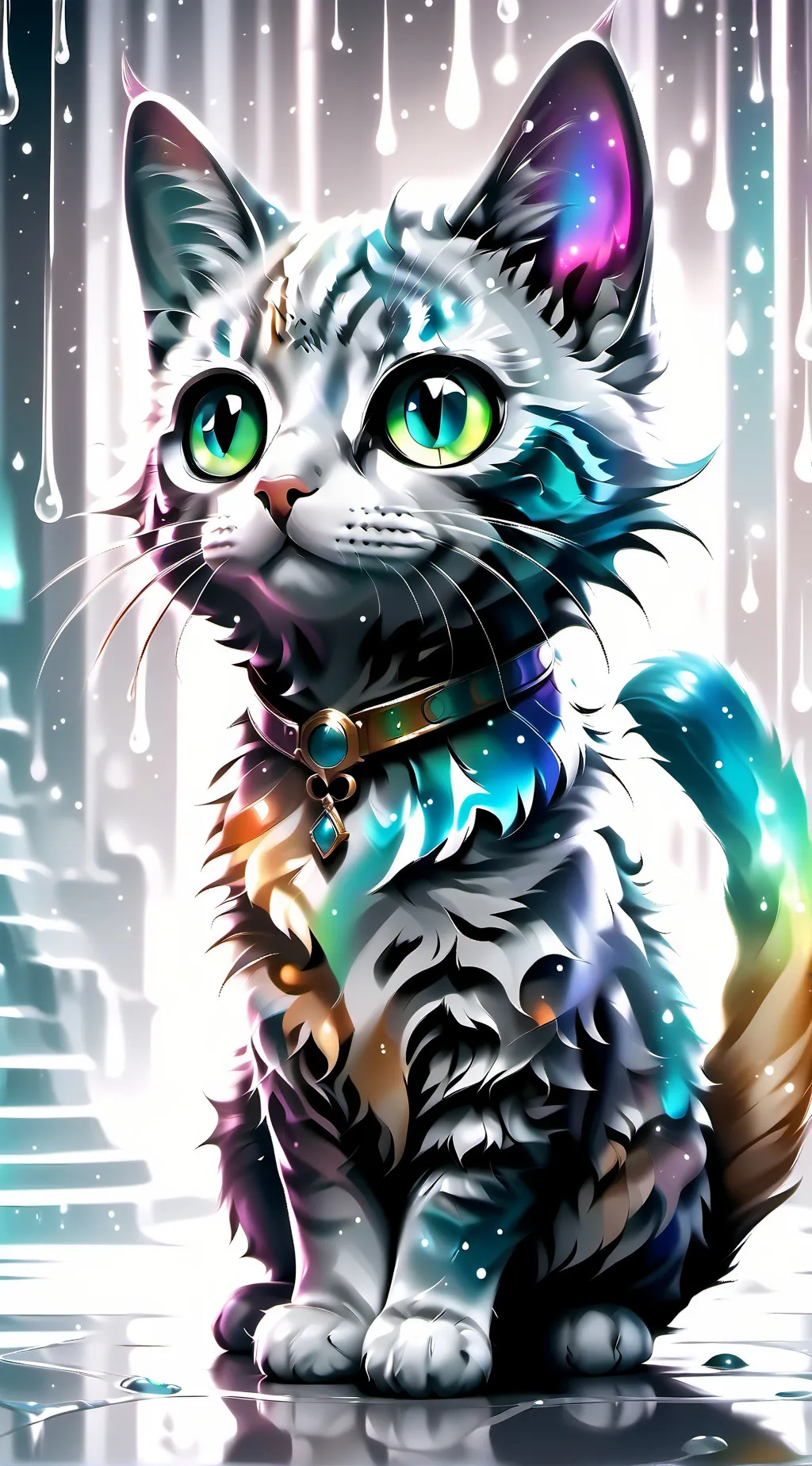 ai character: Gay cat background
