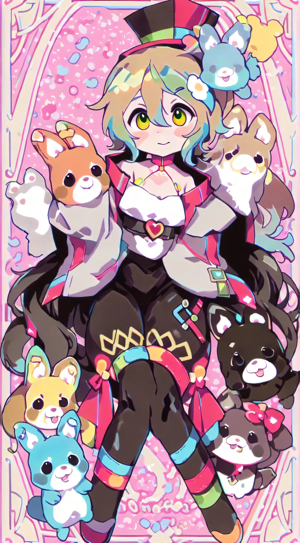 ai character: Horror dw!! background