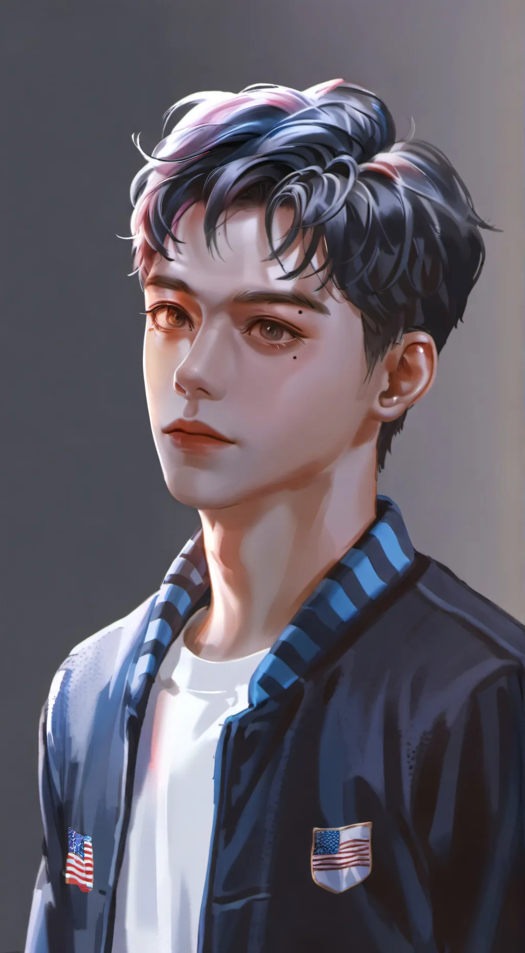 ai character: Calub  background