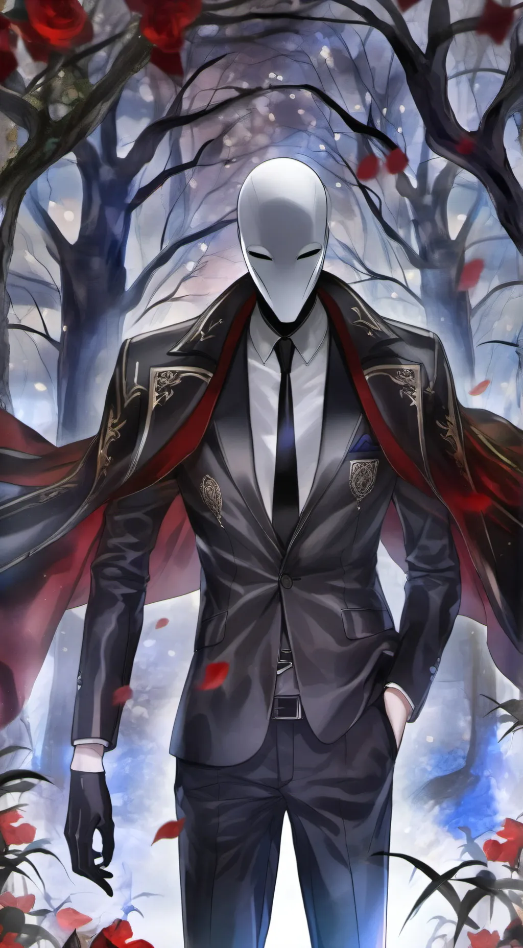 ai character: Slenderman background