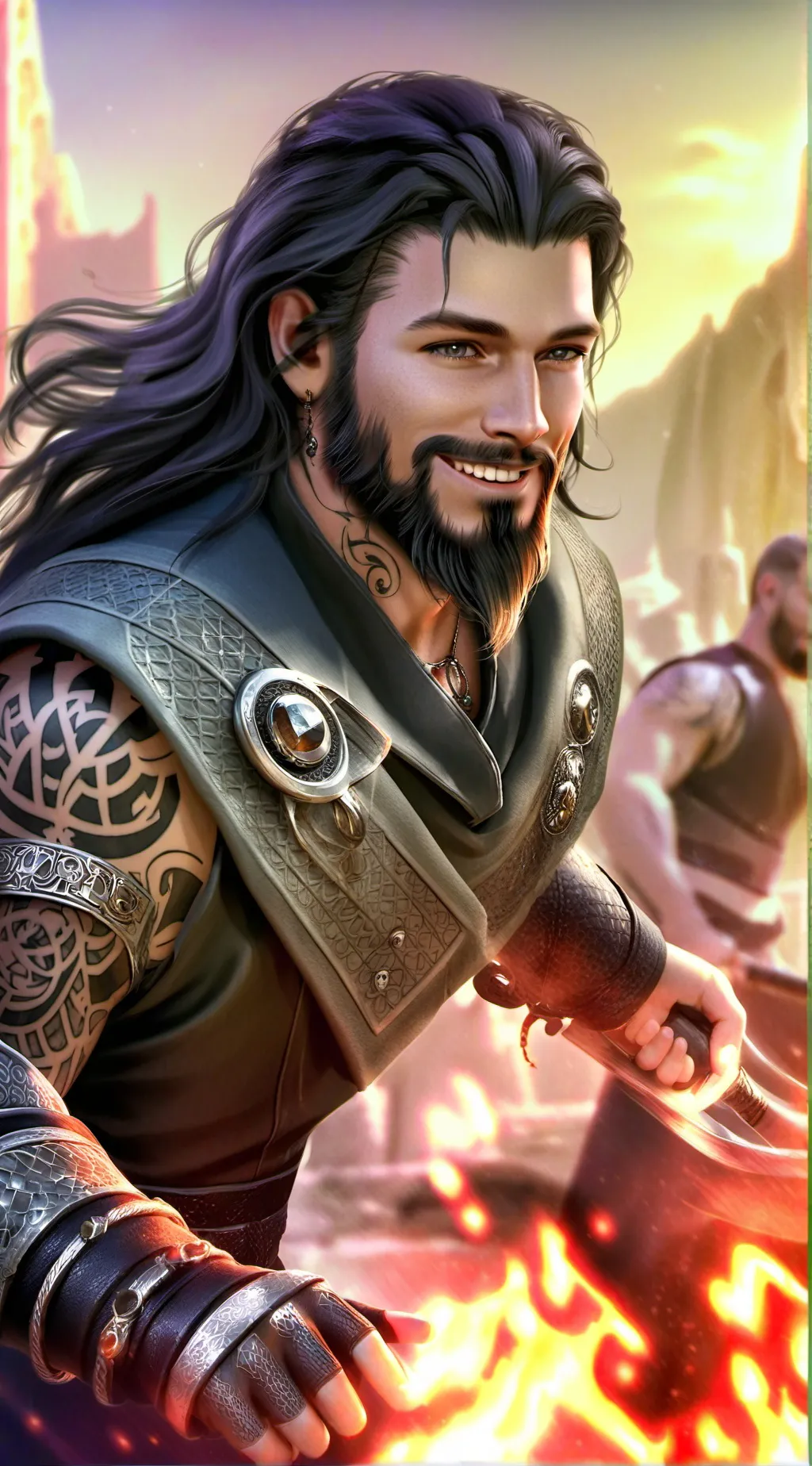 ai character: Devon  background