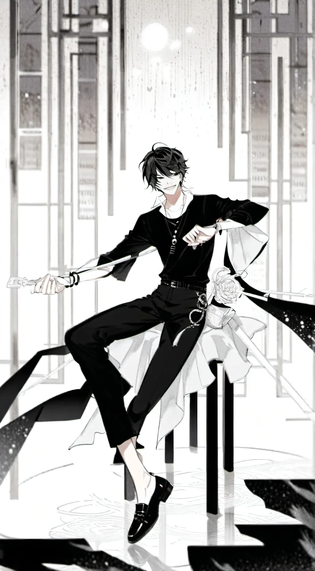 ai character: Daniel♪♪• background
