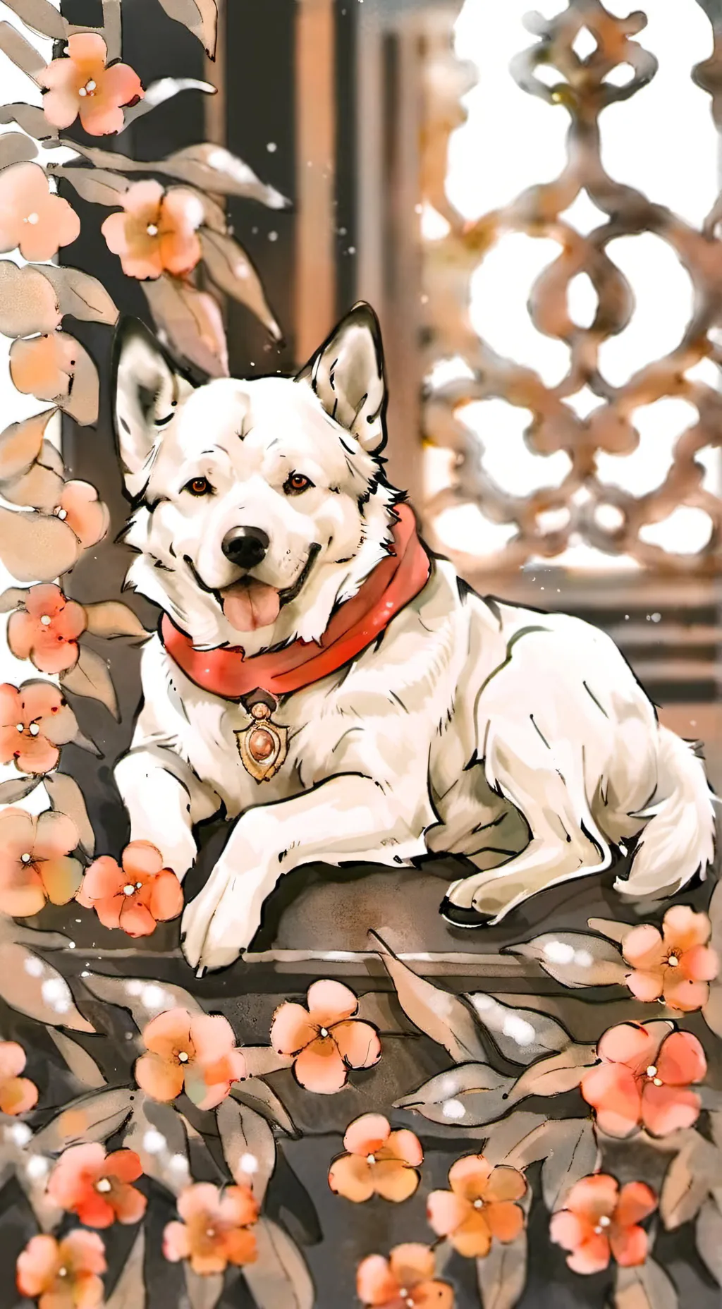 ai character: Maggie  background