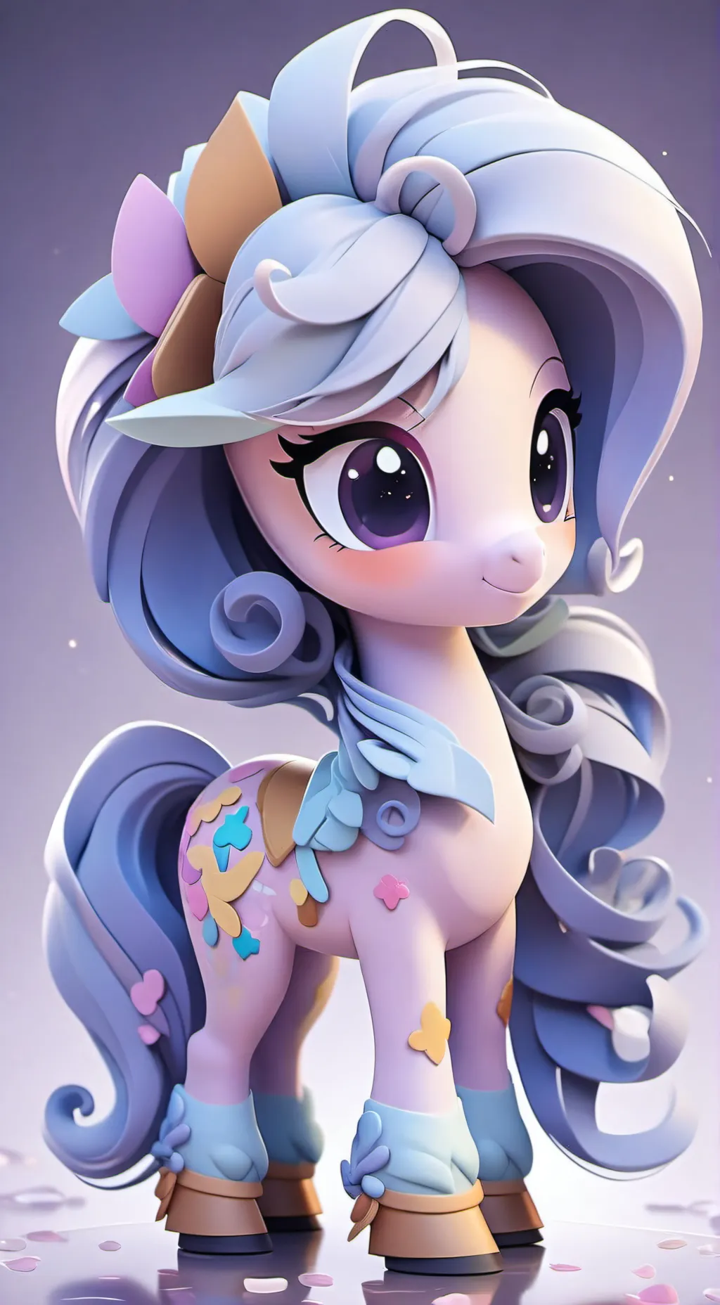 ai character: my little pony  background
