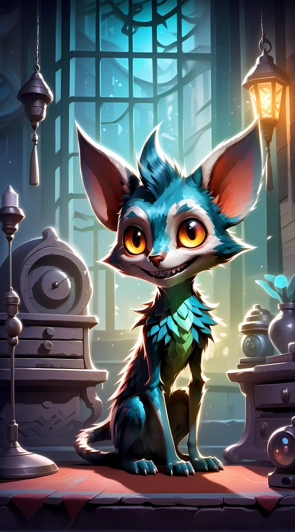 ai character: Mimic background