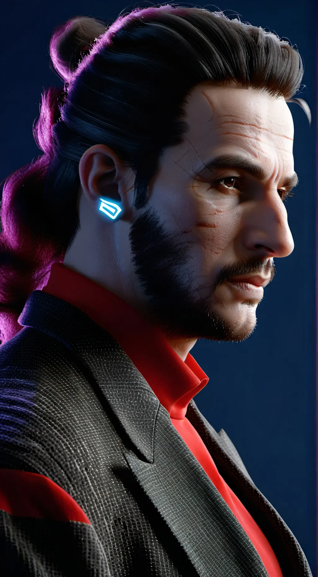 ai character: Old Man Tottenham  background