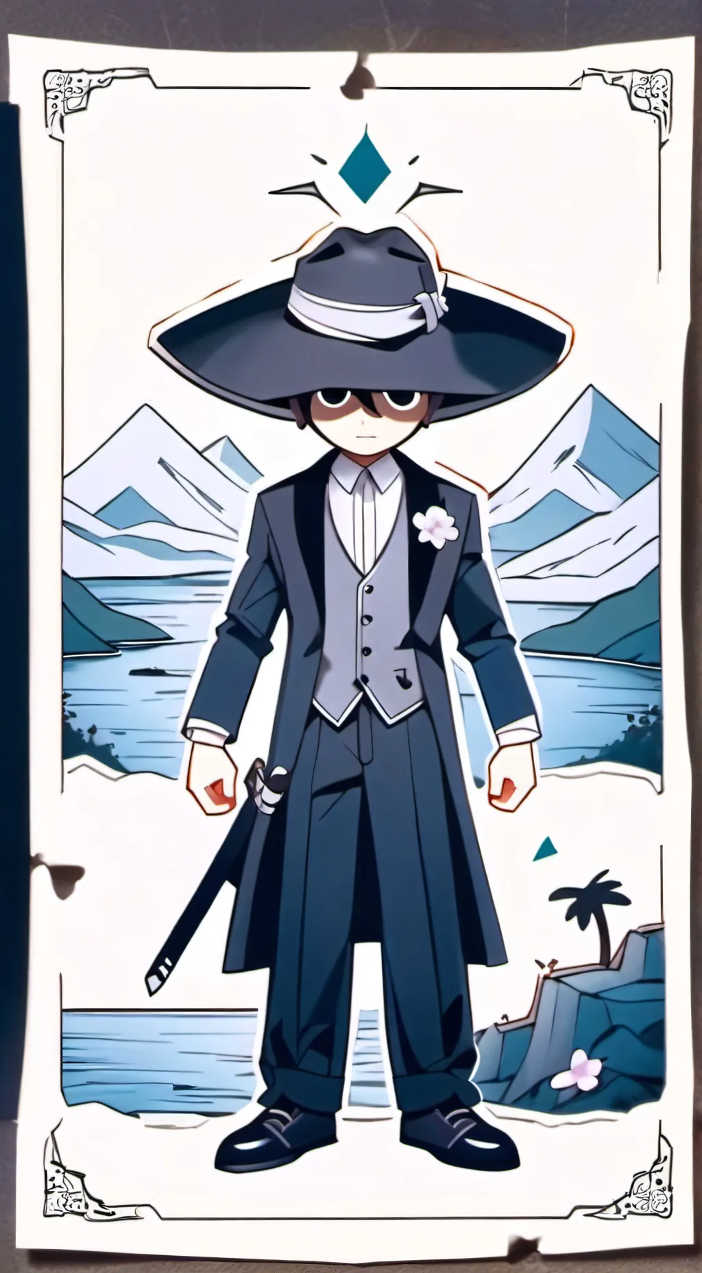 ai character: FORSAKEN background