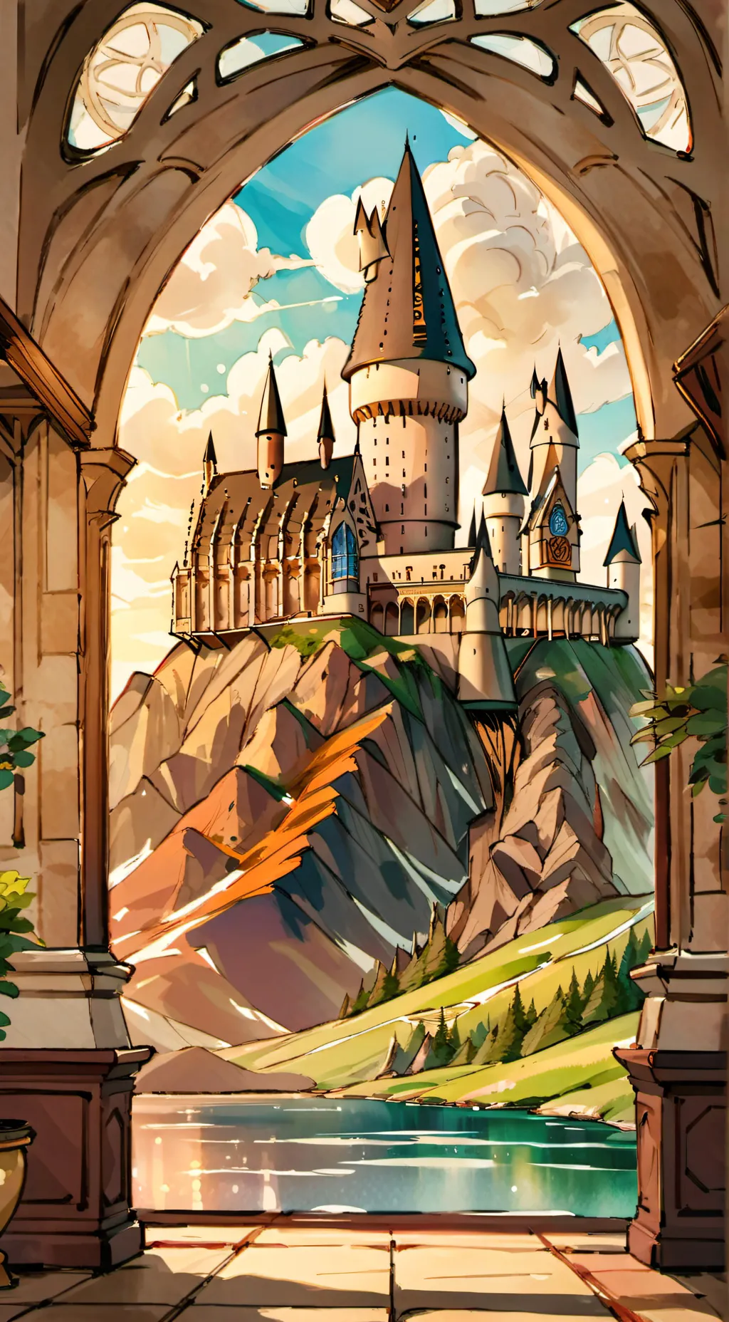 ai character: Hogwarts Prank! background