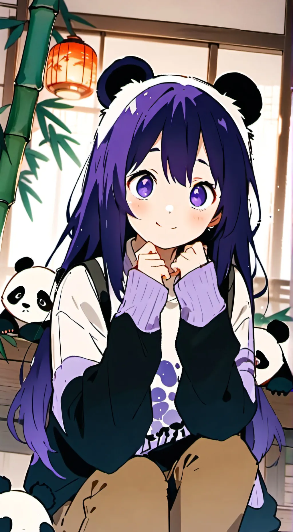 ai character: Purpurina Spirit P background