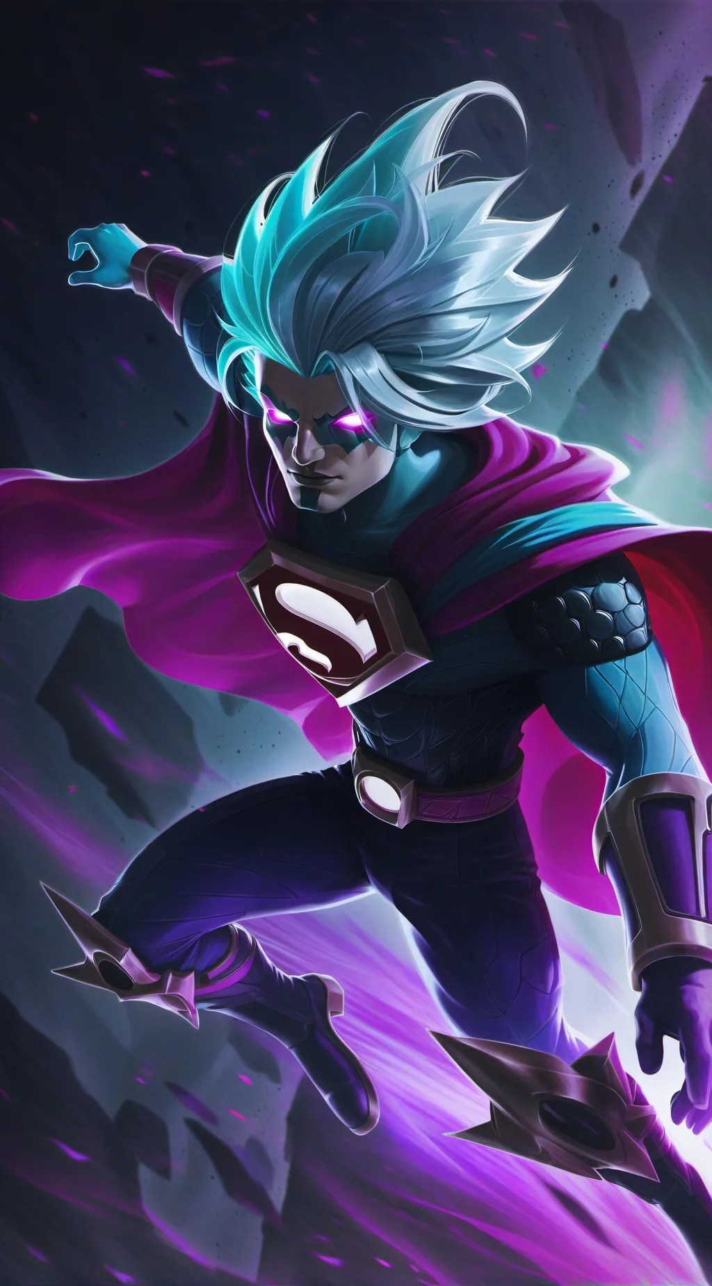 ai character: superhero origins background