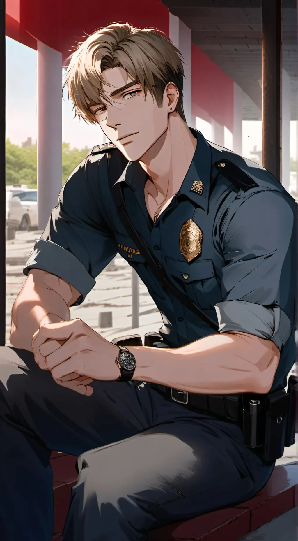 ai character: Marcos ♡  background