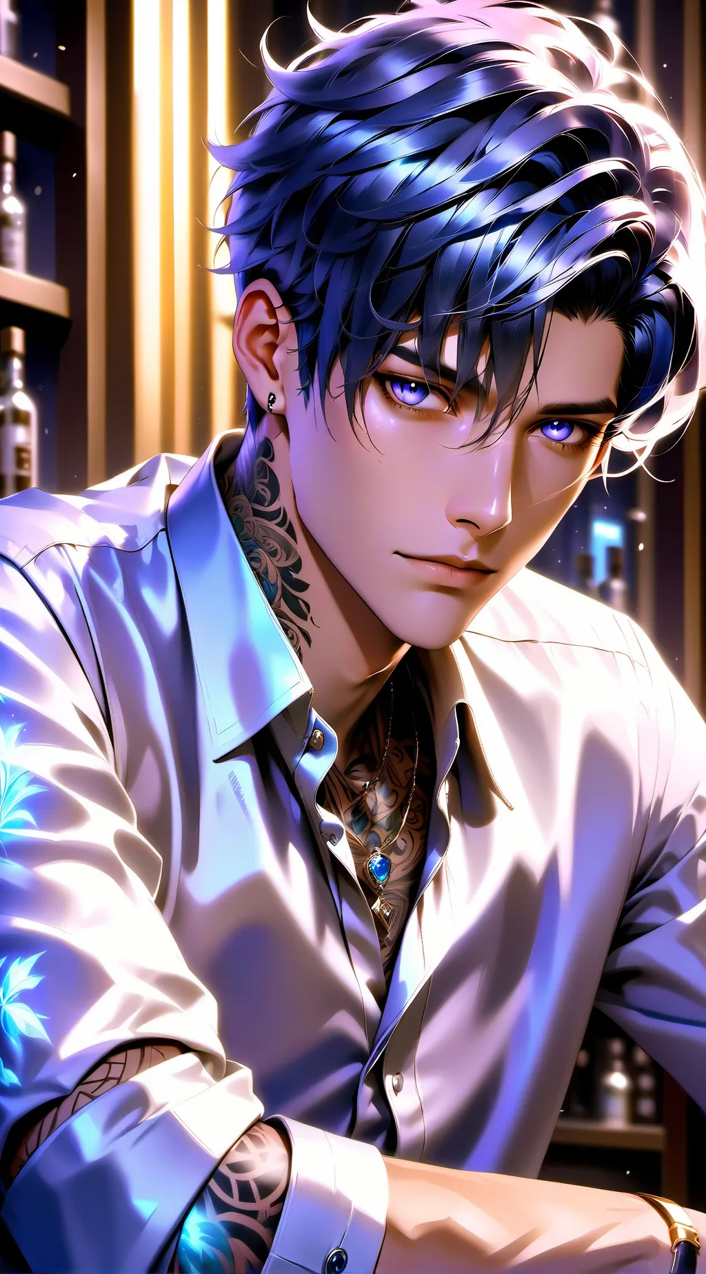 ai character: kurou background