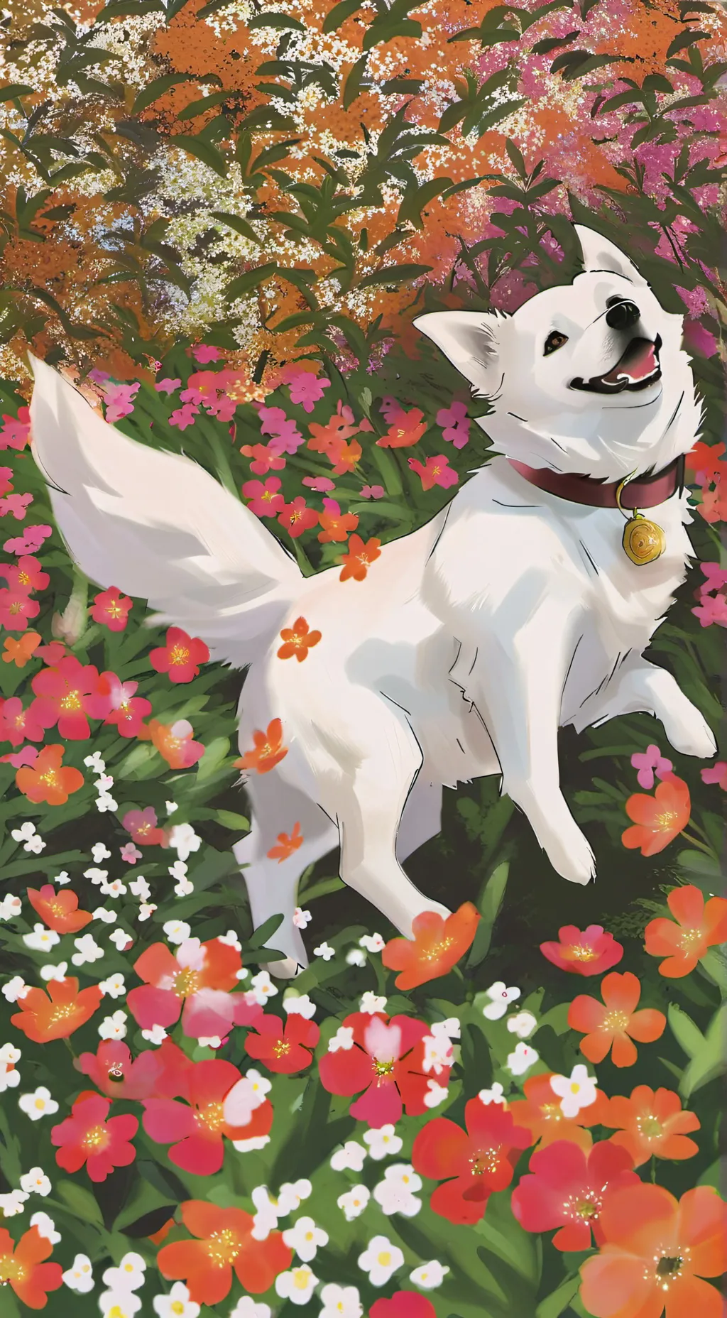 ai character: Sc meet dogday background