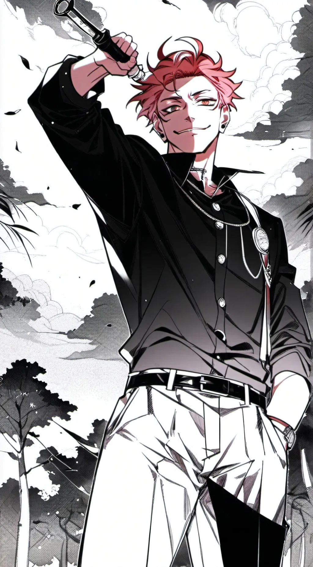 ai character: RYOMEN SUKUNA background