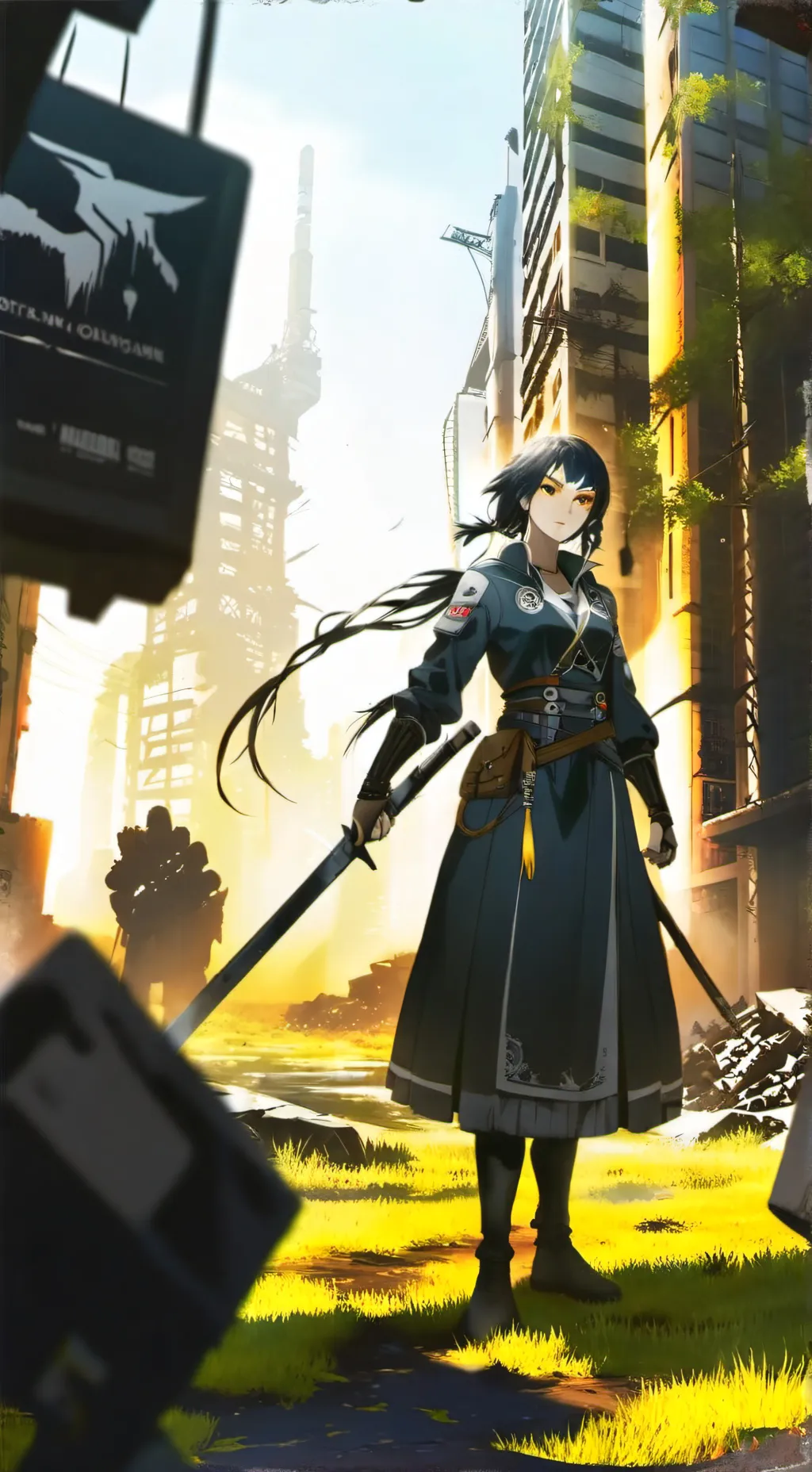 ai character: expiriment SOS background