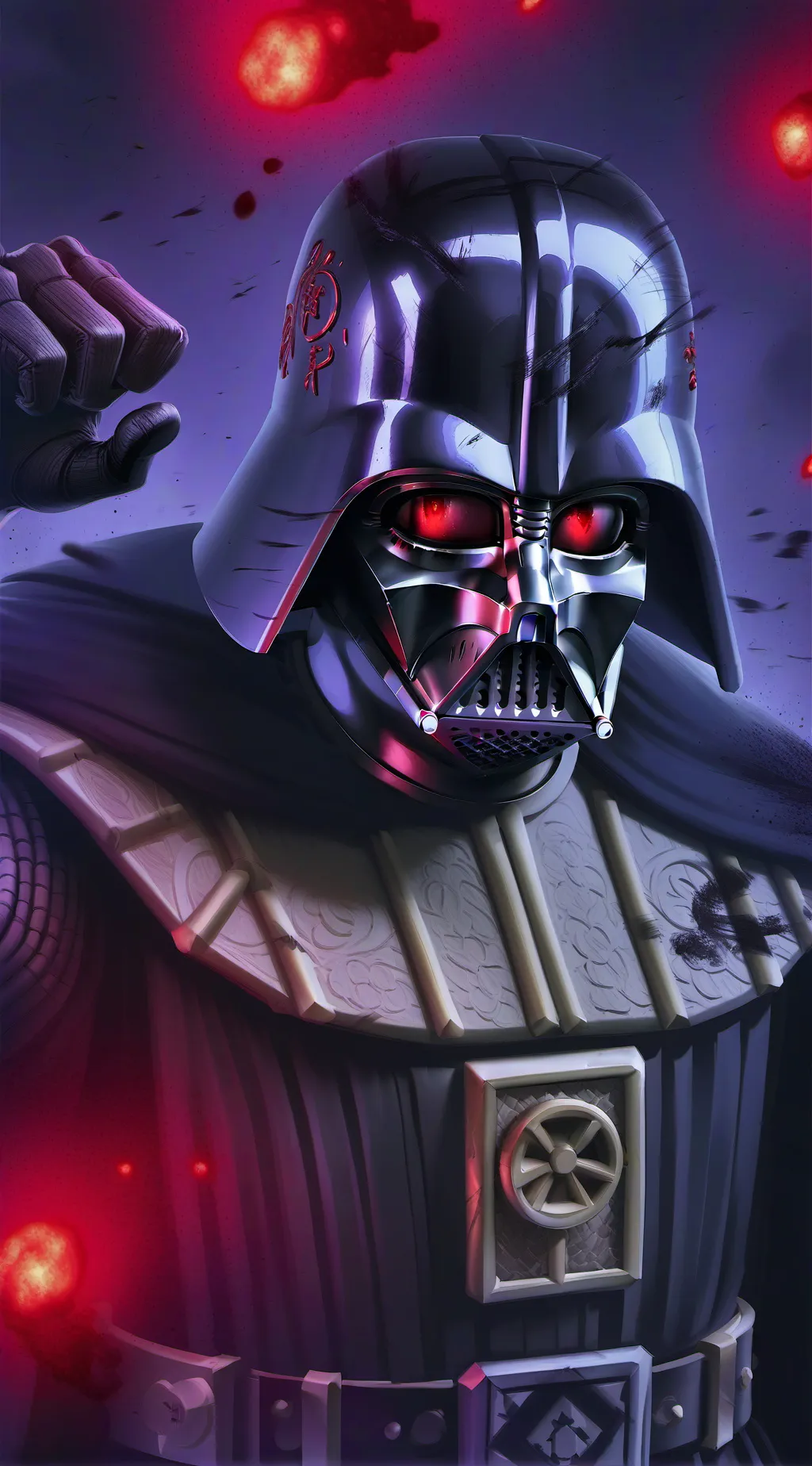 ai character: Darth Vader  background