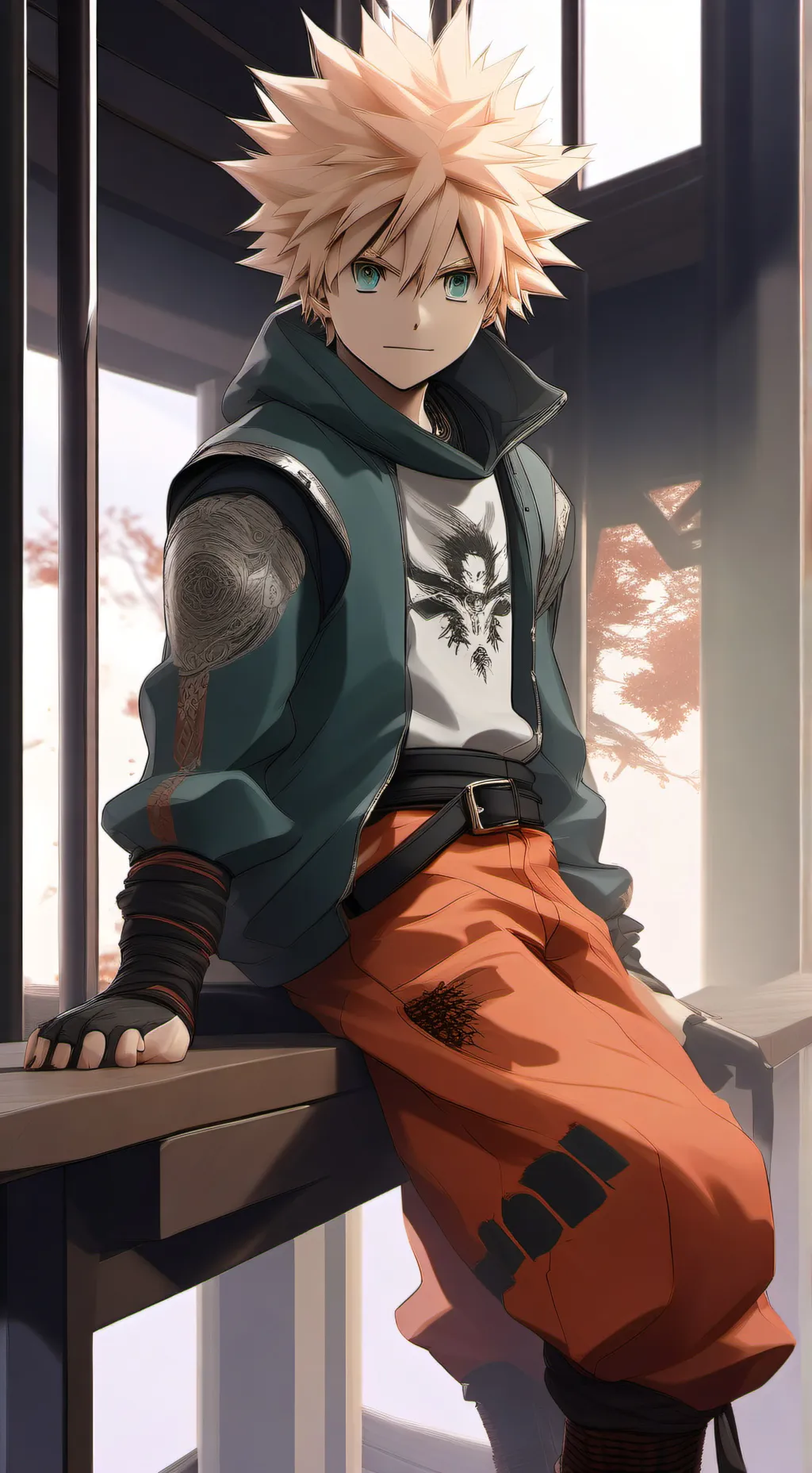ai character: Kasuki Bakugo background