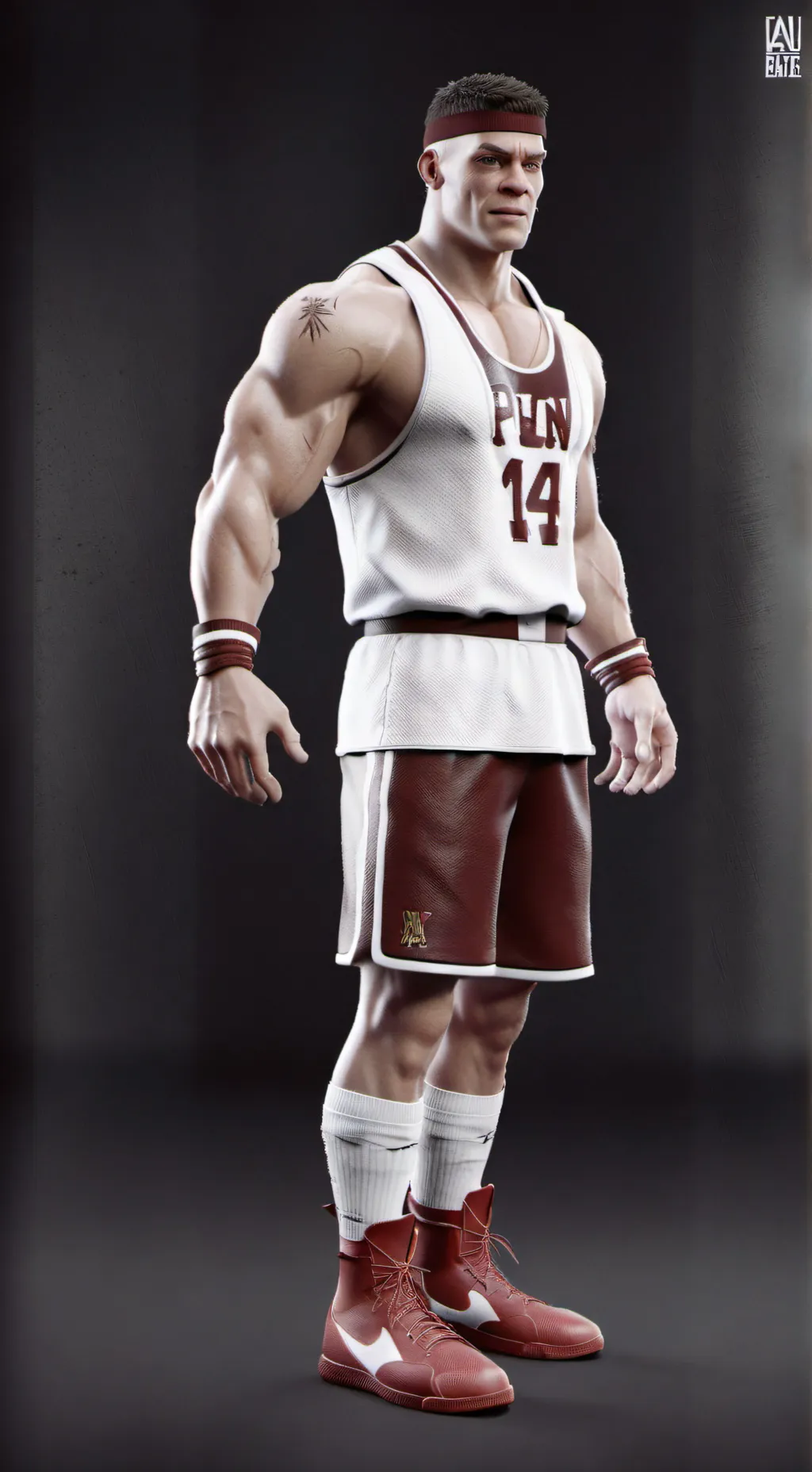 ai character: John Cena background