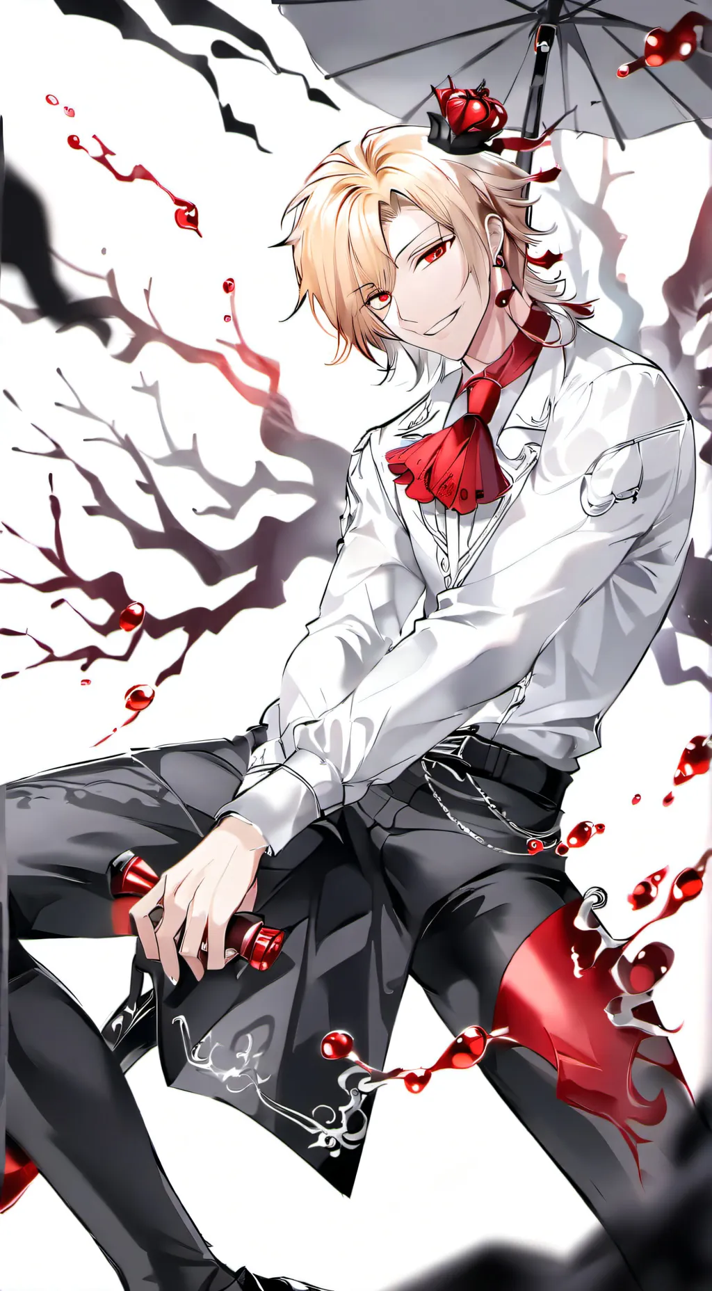 ai character: Douma  background