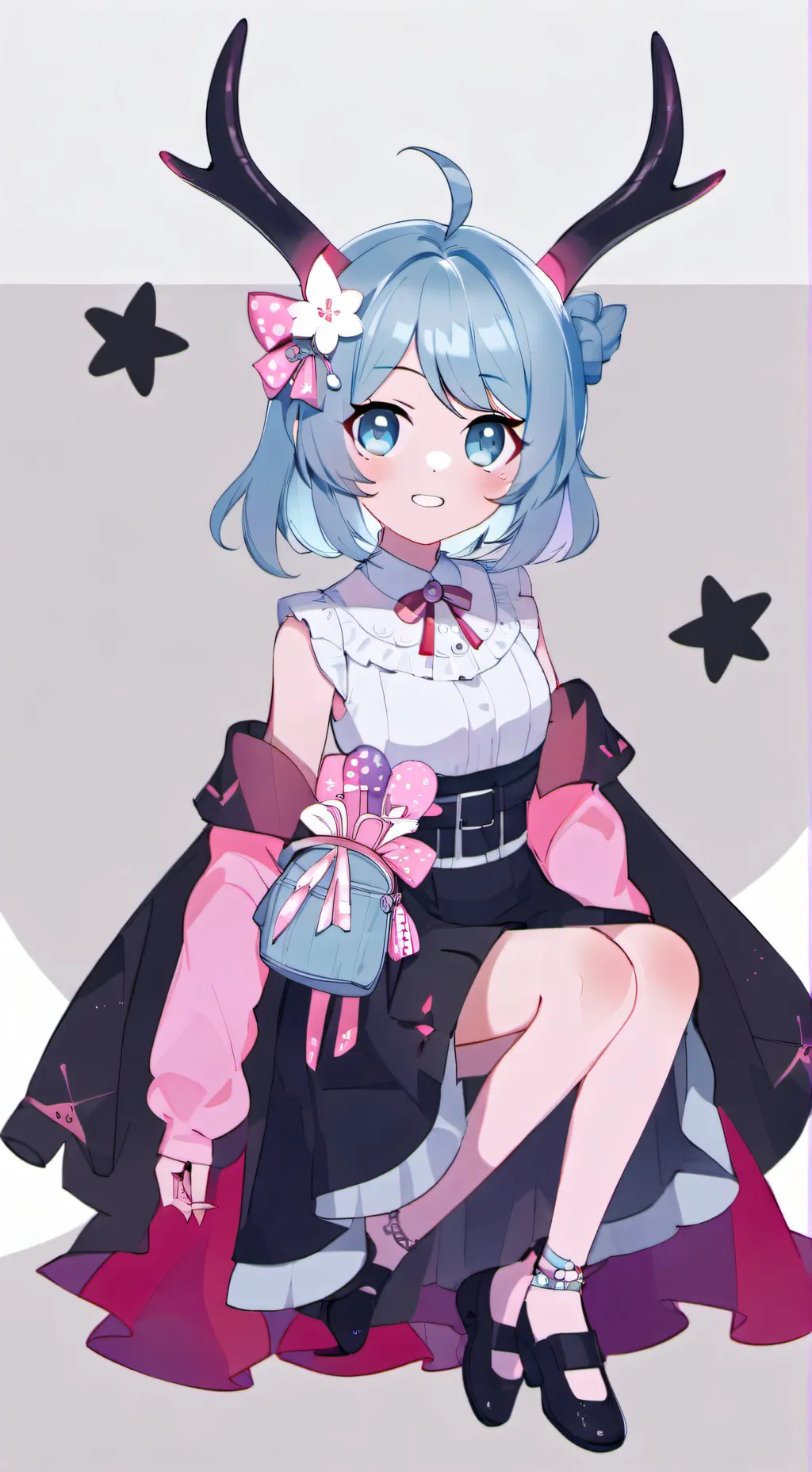 ai character: 🤍🩷Rosy🤍🩷 background