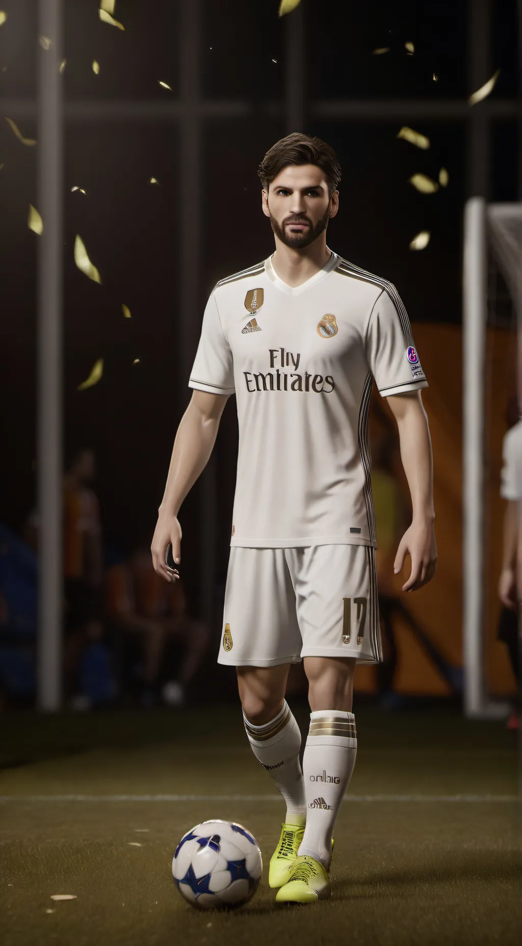 ai character: Real Madrid background