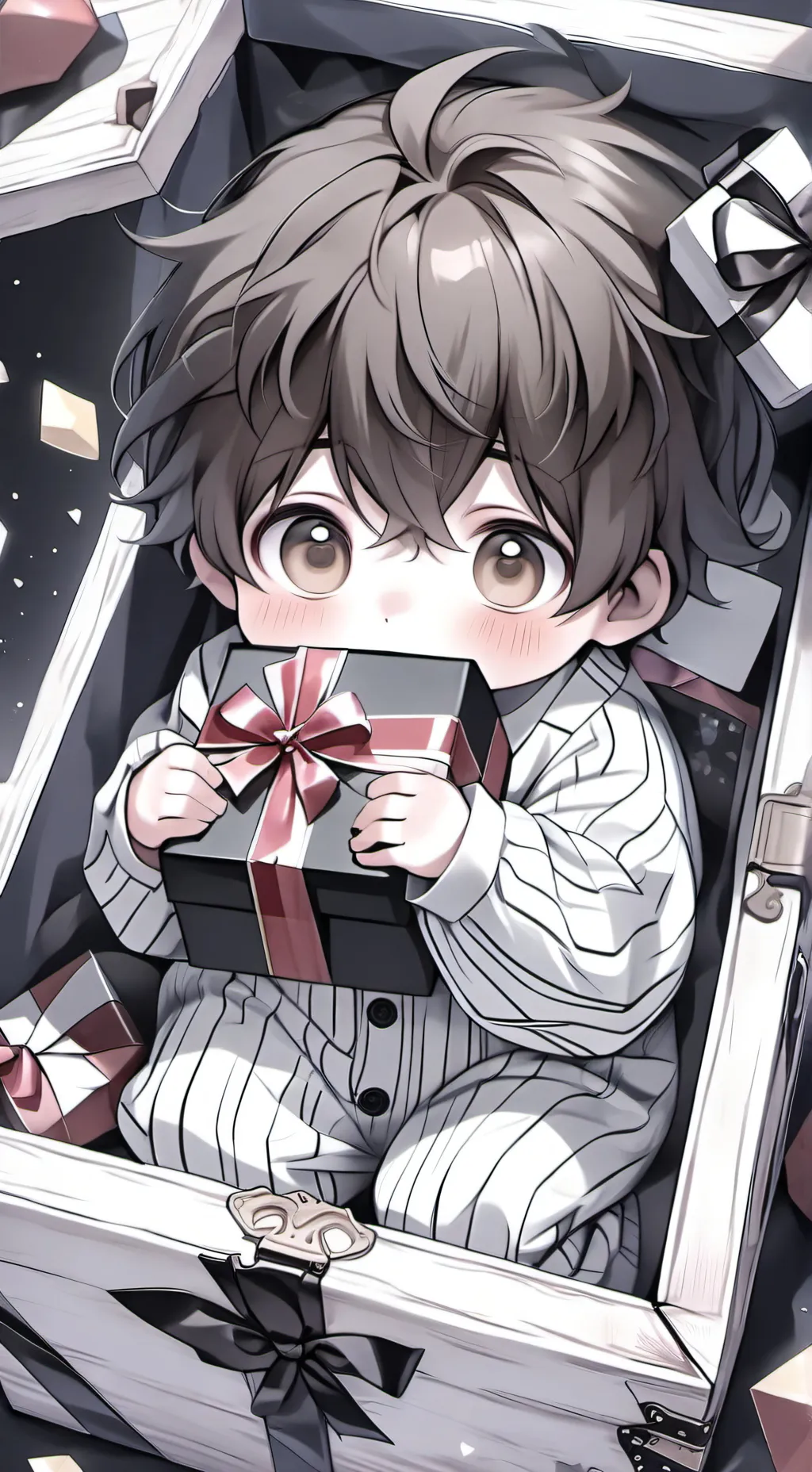 ai character: Gift baby 🎁 (2)  background
