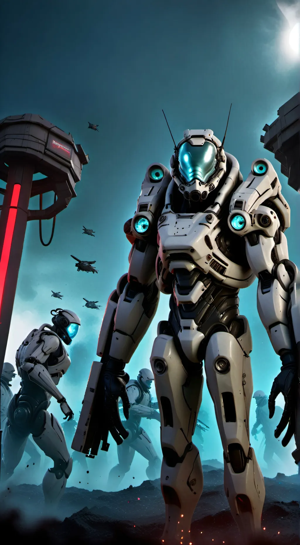 ai character: proyecto ARMAGEDON background