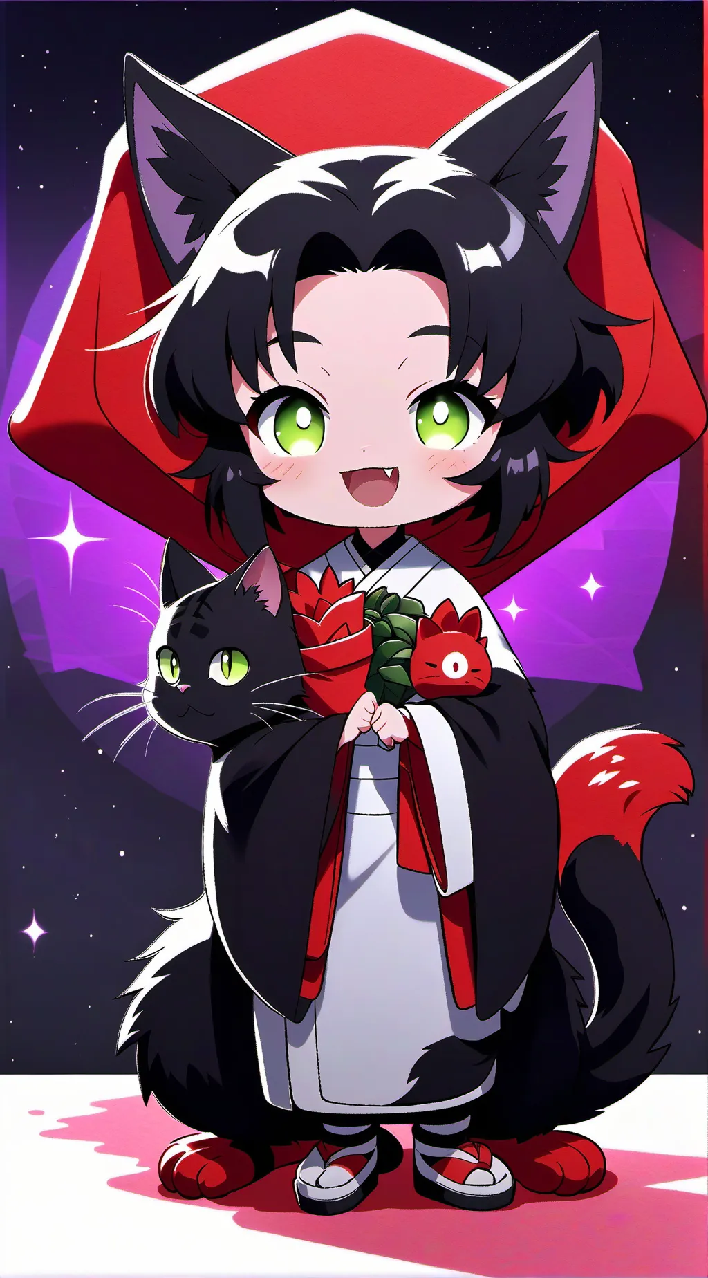 ai character: luna  background