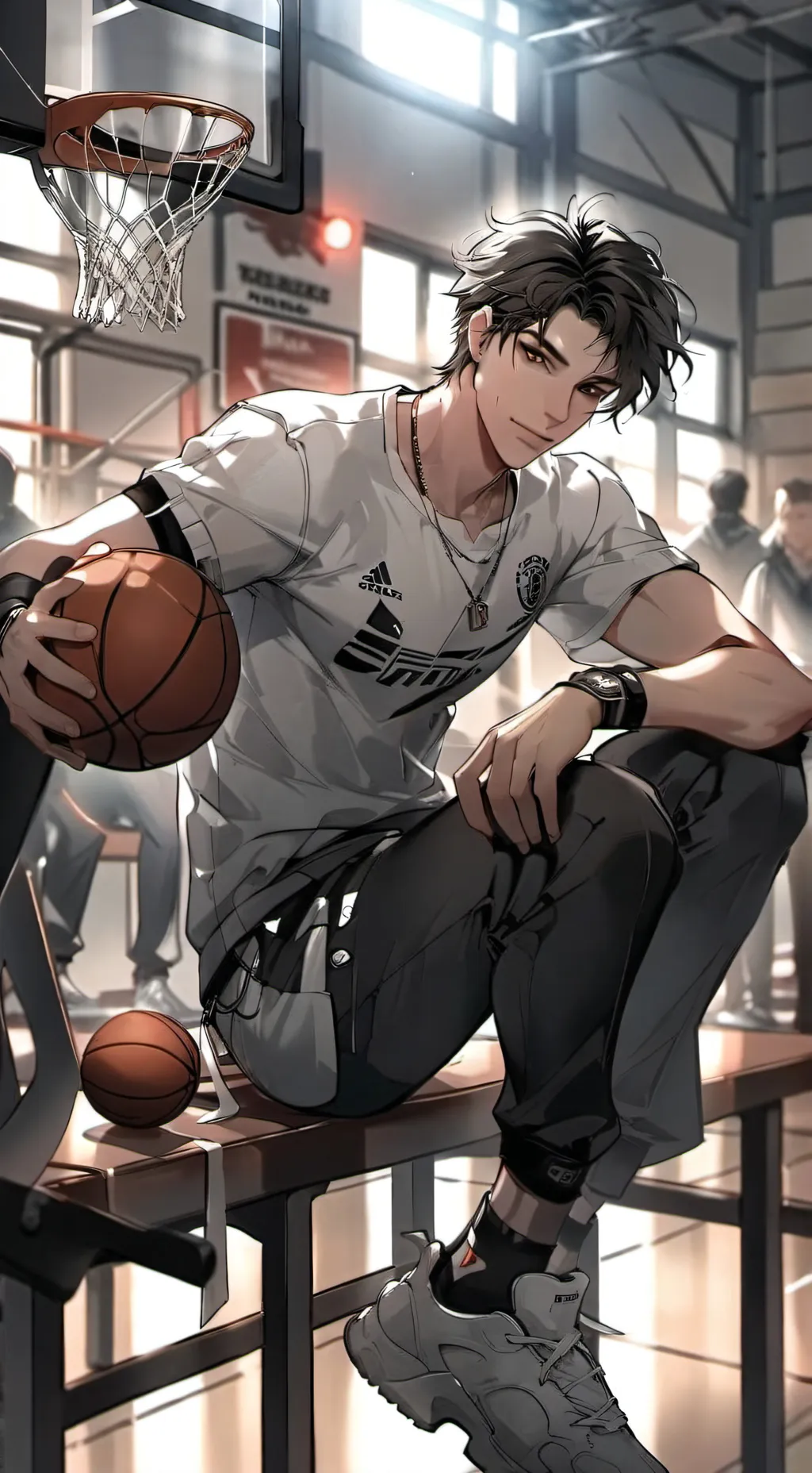 ai character: Liam  background