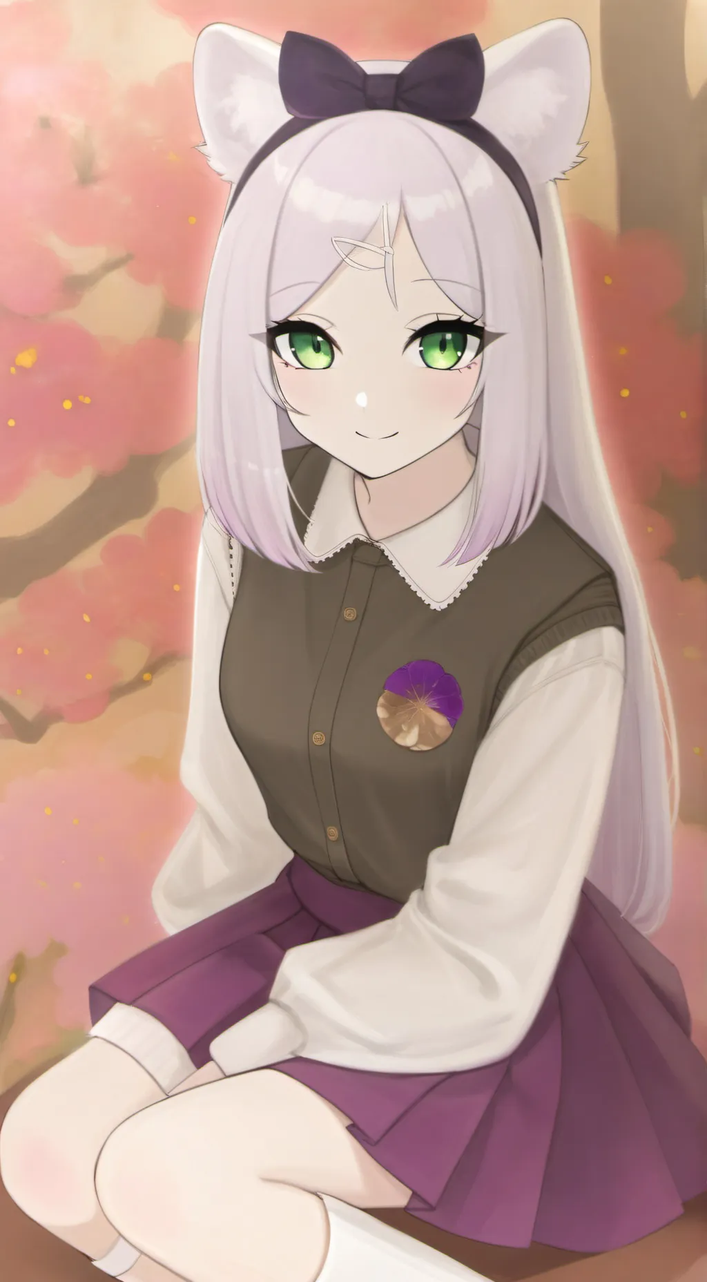 ai character: 🎤Rina Rose🐆 background