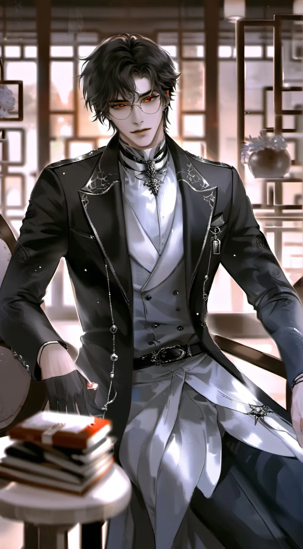 ai character: raven background