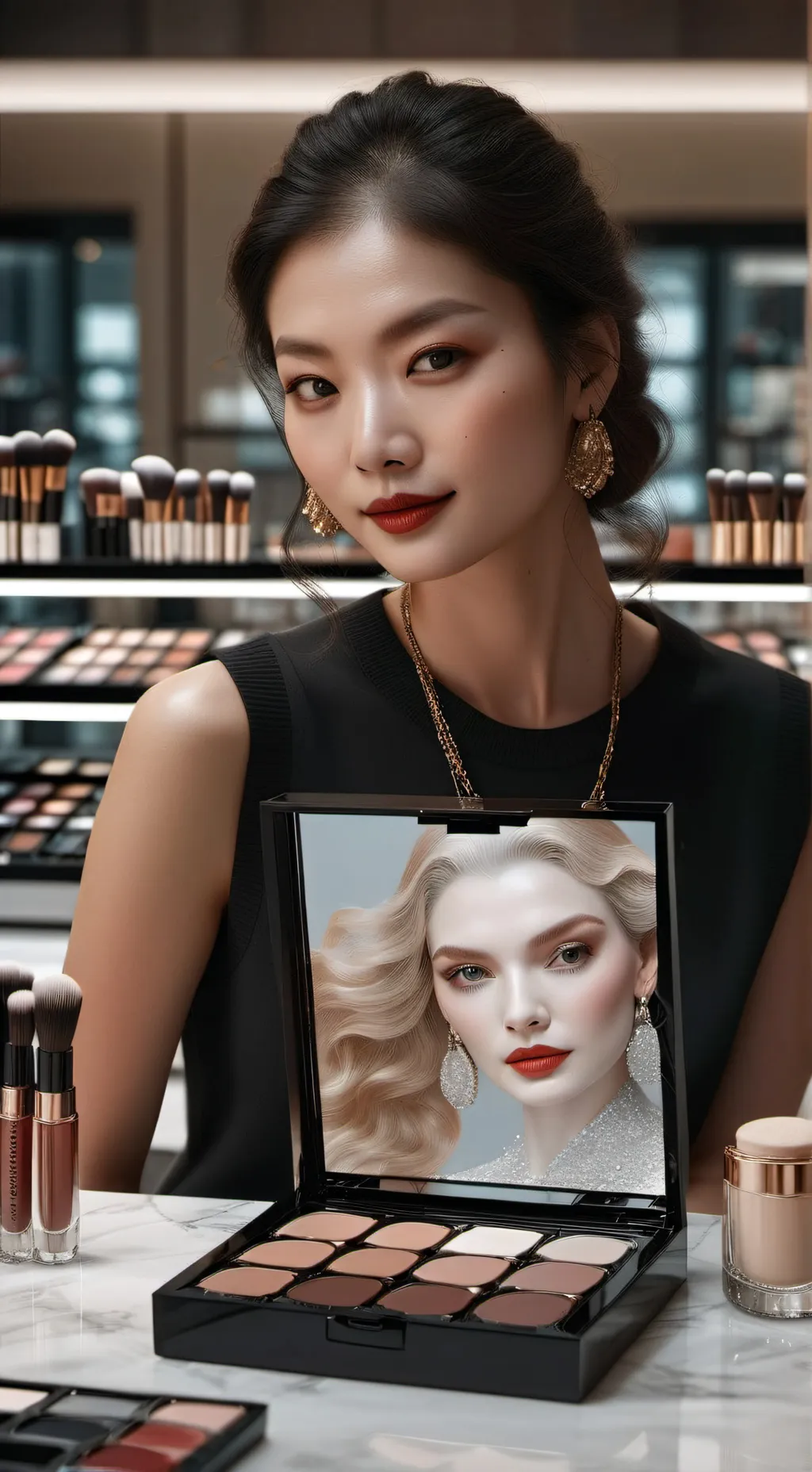 ai character: sephora background