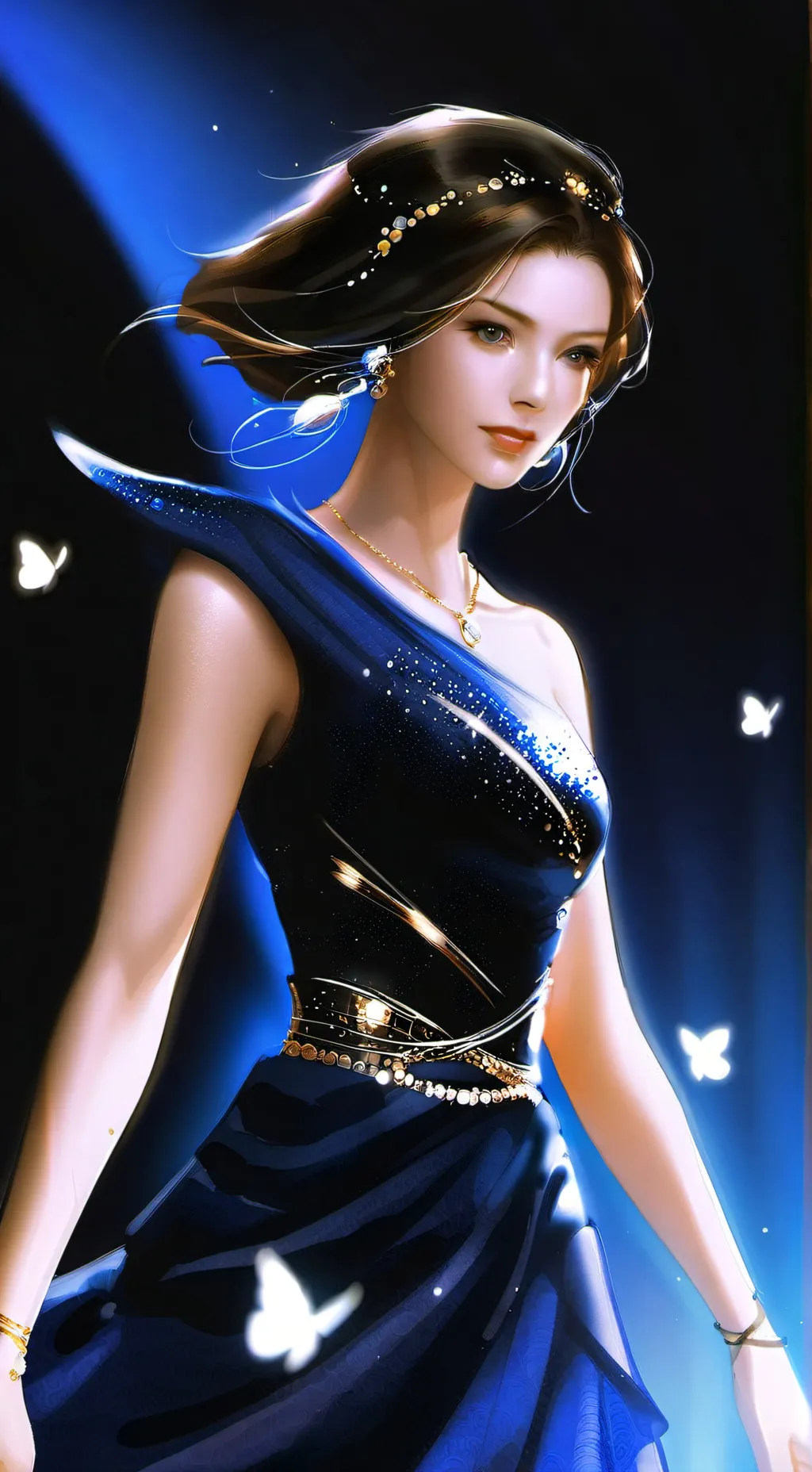 ai character: Eva  background