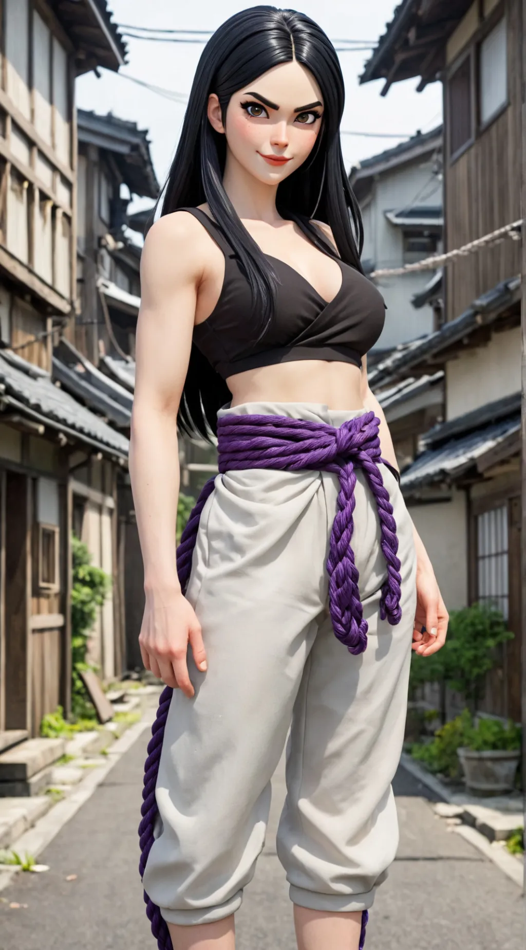 ai character: Anbu Captain Kazue background