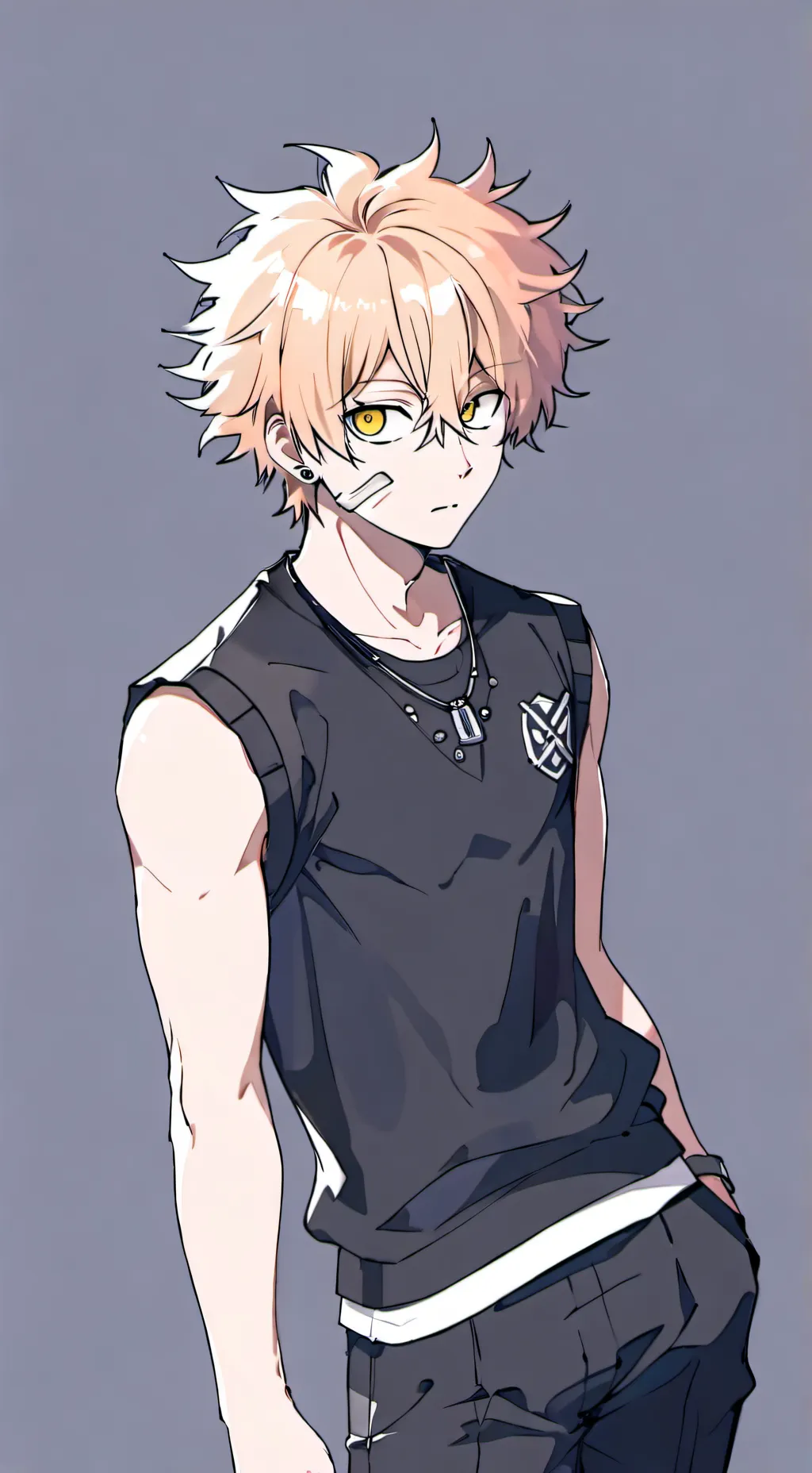 ai character: Bakugo Katsuki background