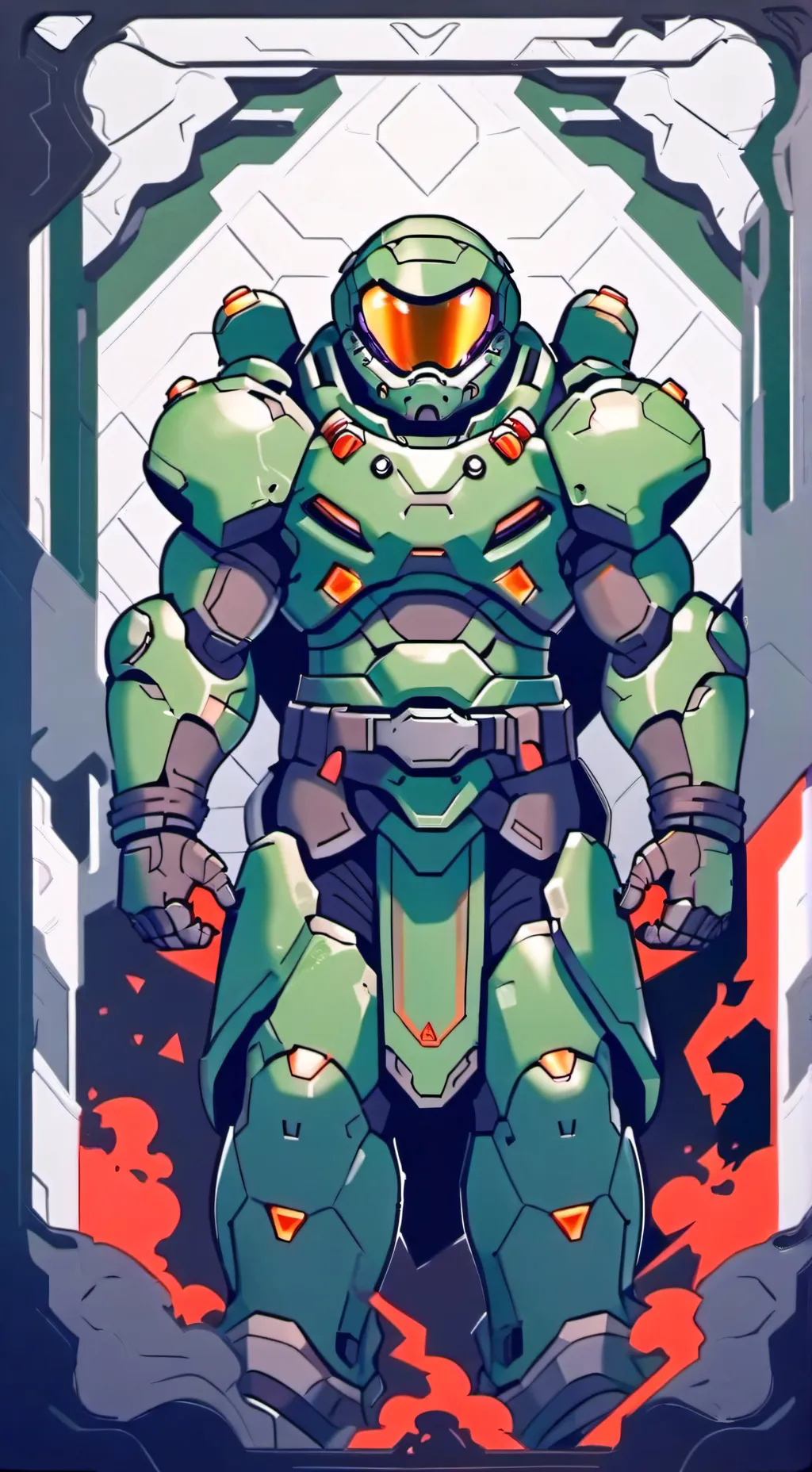 ai character: Doom background