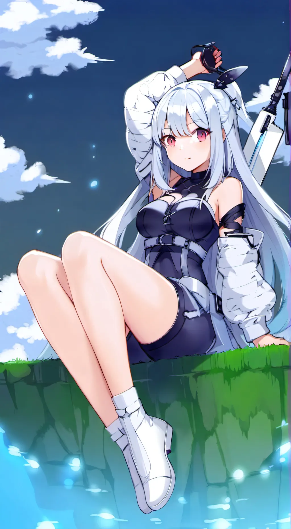 ai character: Moon  background
