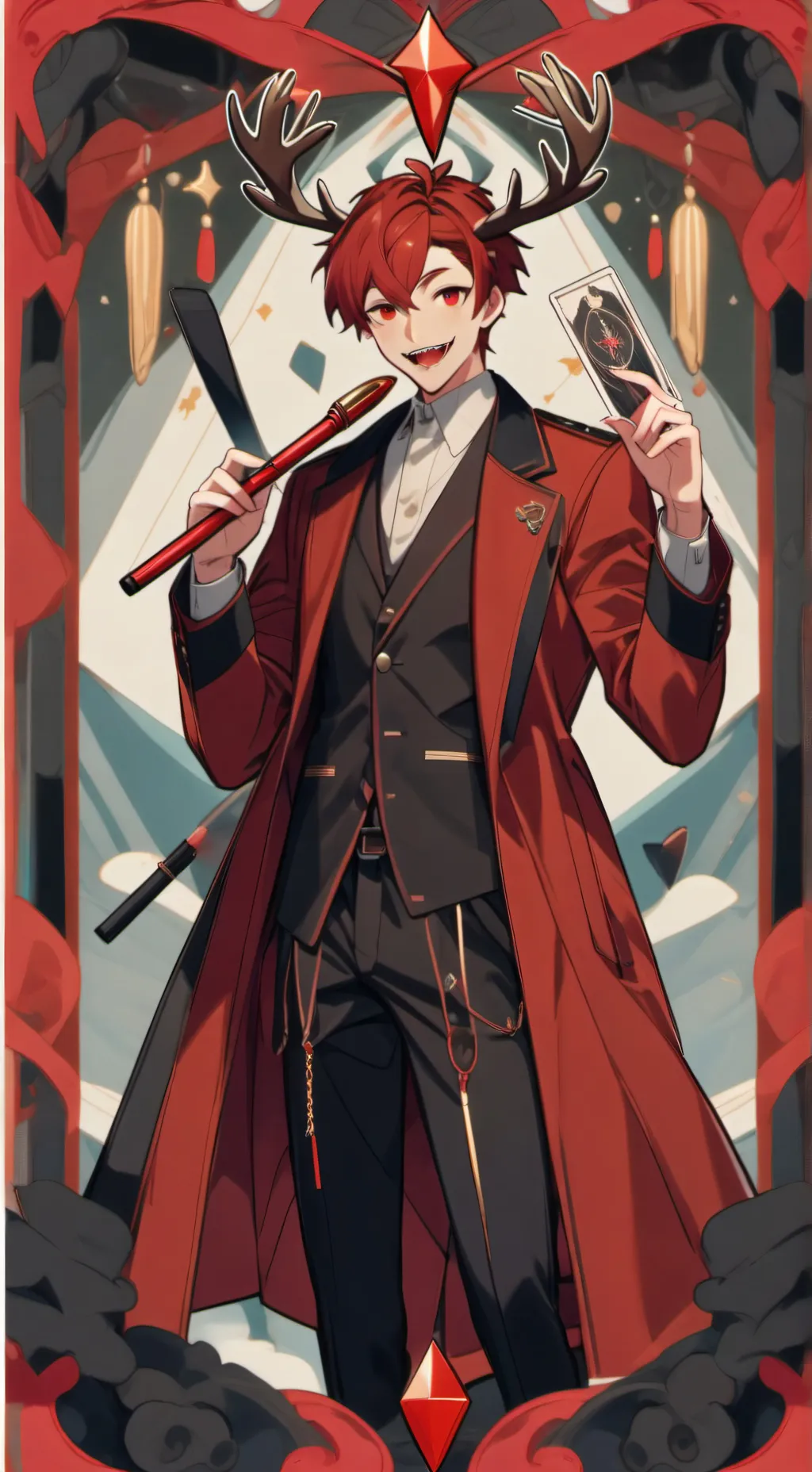 ai character: Alastor  background