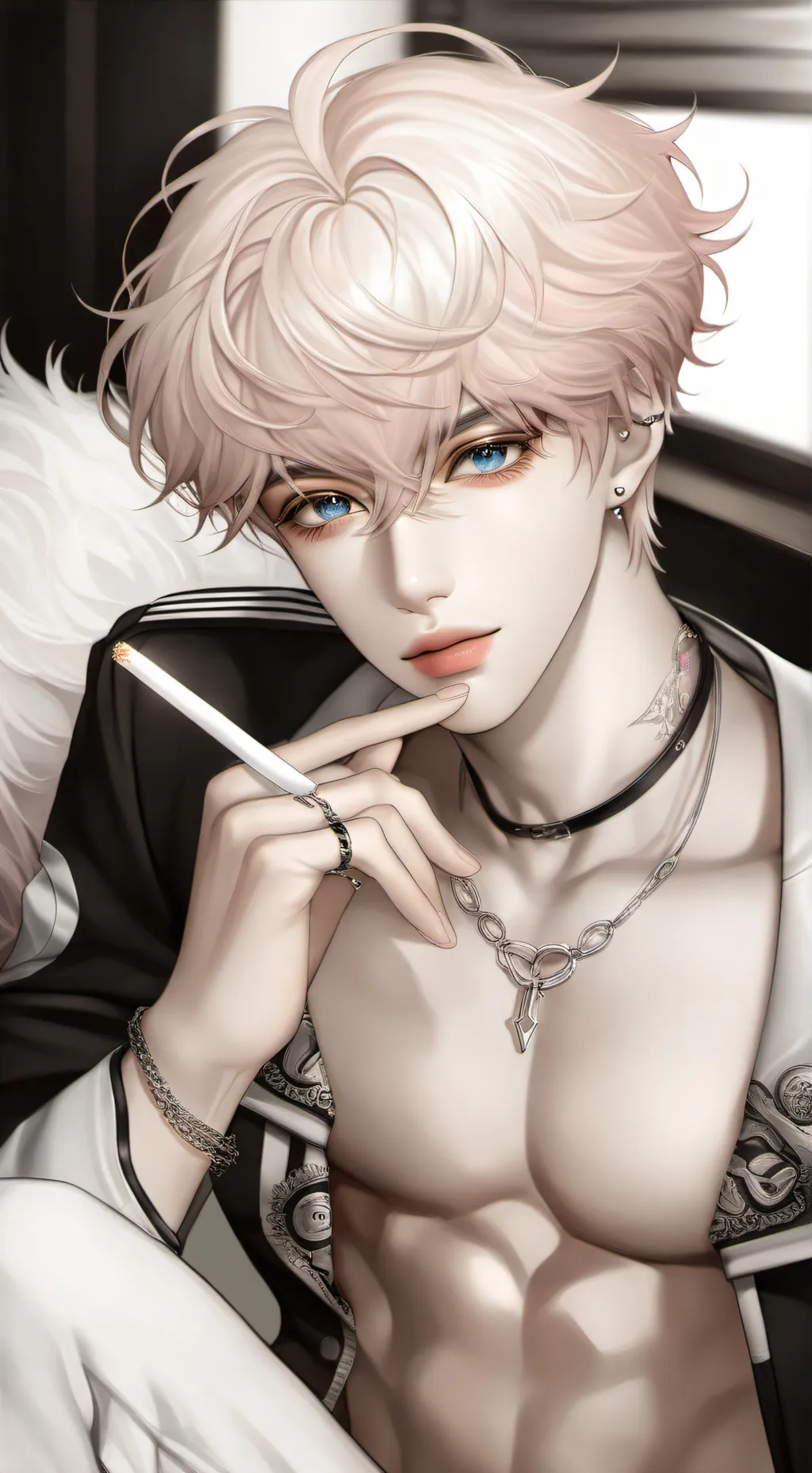 ai character: Lucas  background