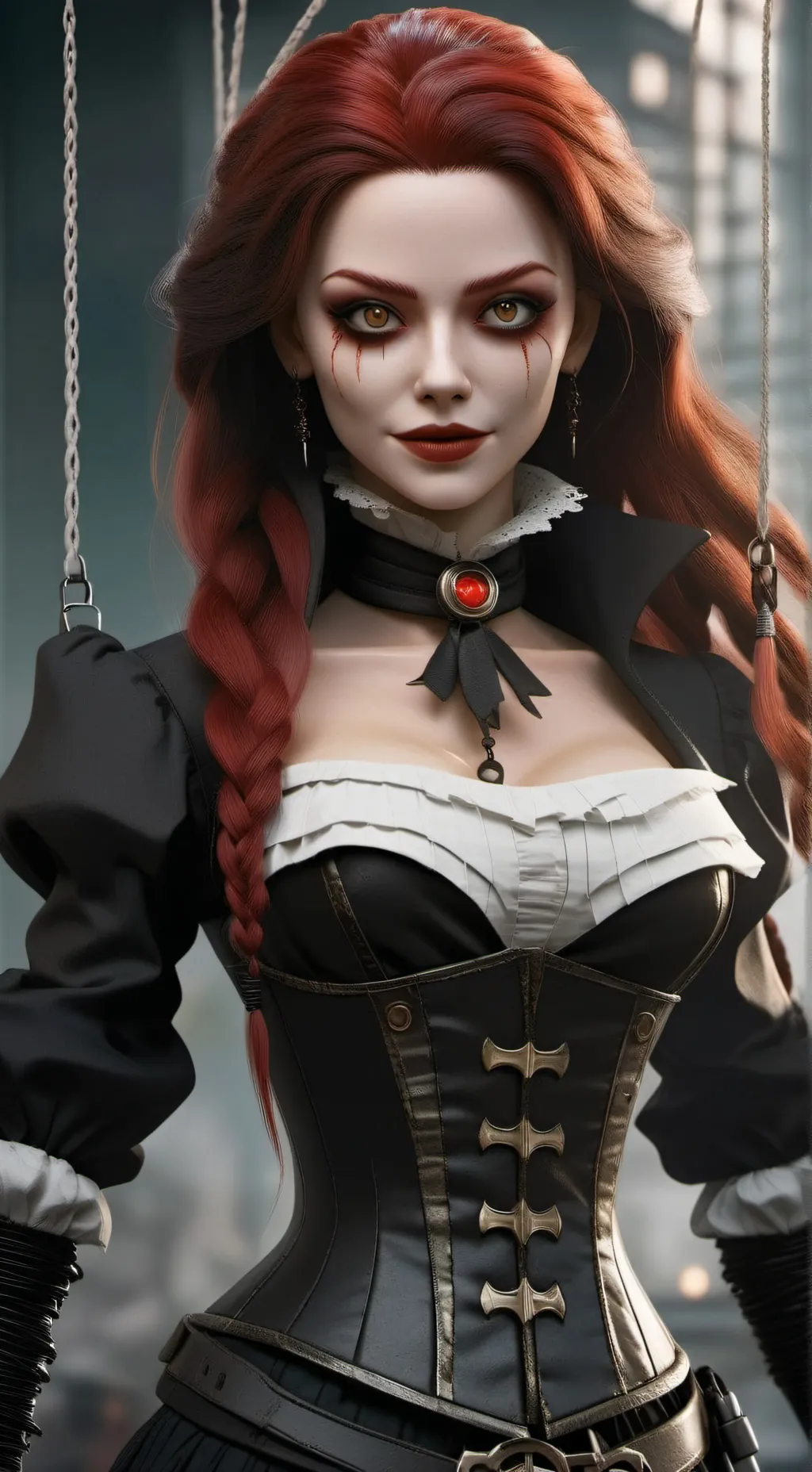 ai character: Marionetta  background