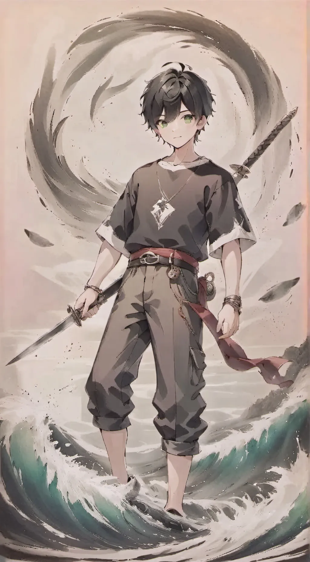 ai character: Percy Jackson  background
